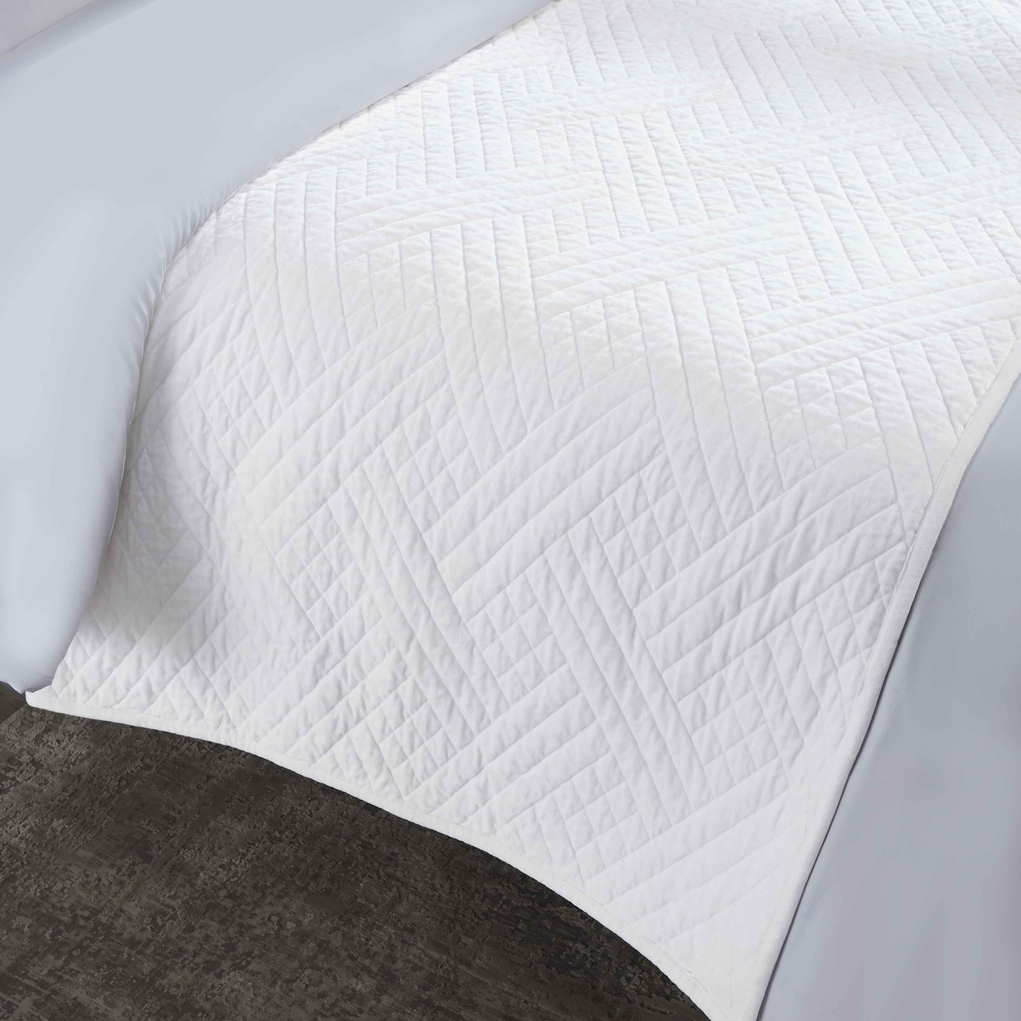 Karina Cotton Velvet Lightweight Quilt and Sham Set - Omnigoodsstore