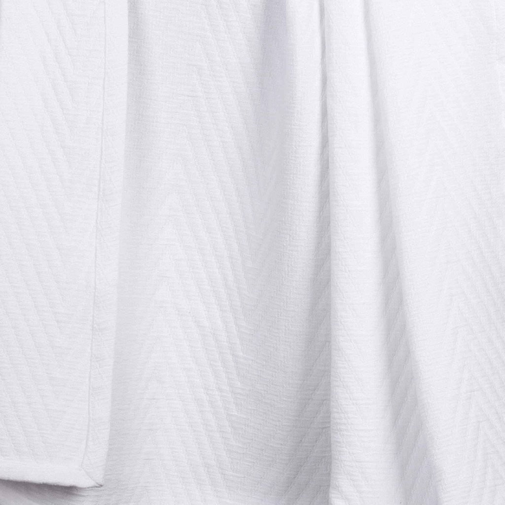 Aswan Cotton Medium Weight Chevron Woven Coverlet - Omnigoodsstore