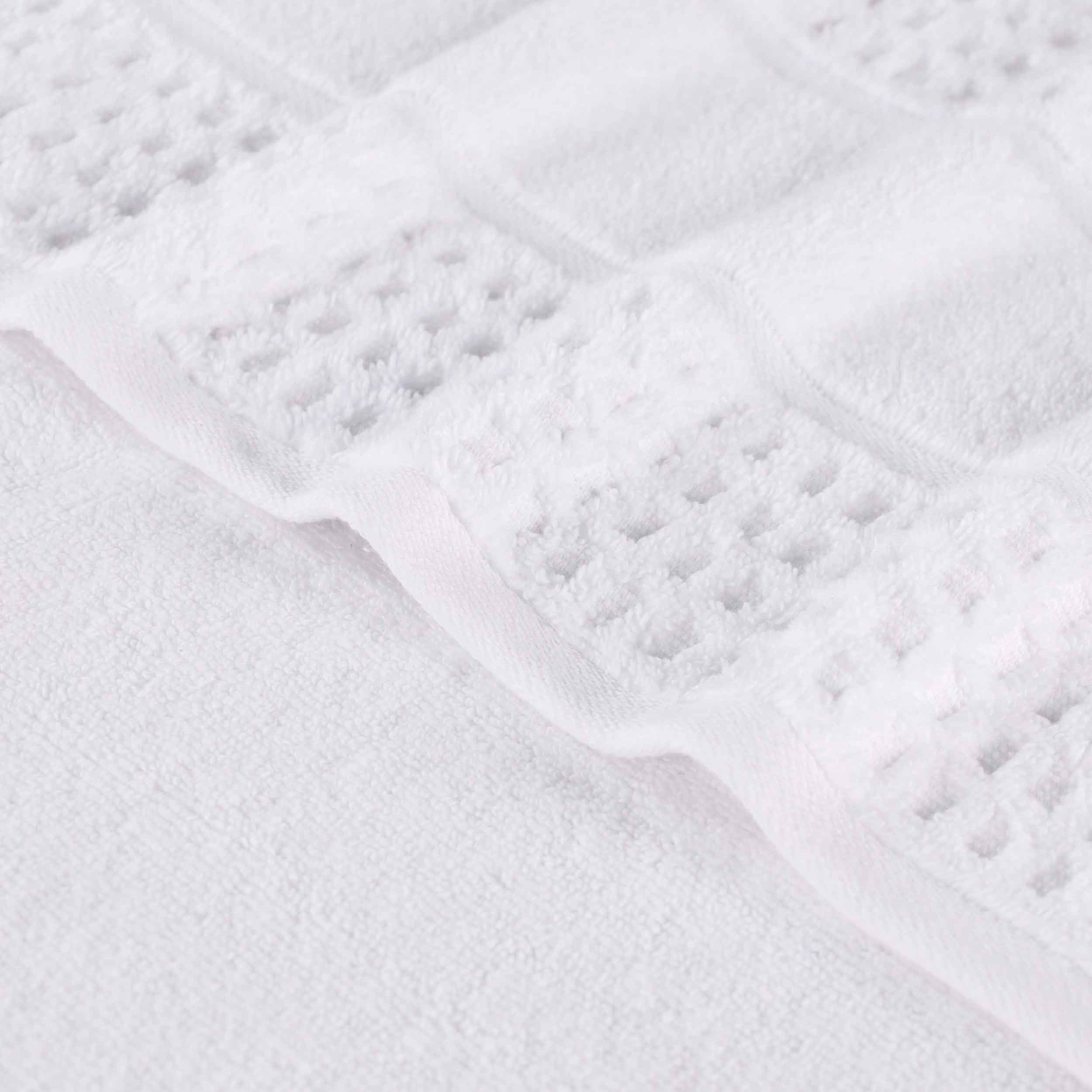 Zero Twist Cotton Waffle Honeycomb Soft Absorbent Hand Towel Set of 6 - Omnigoodsstore