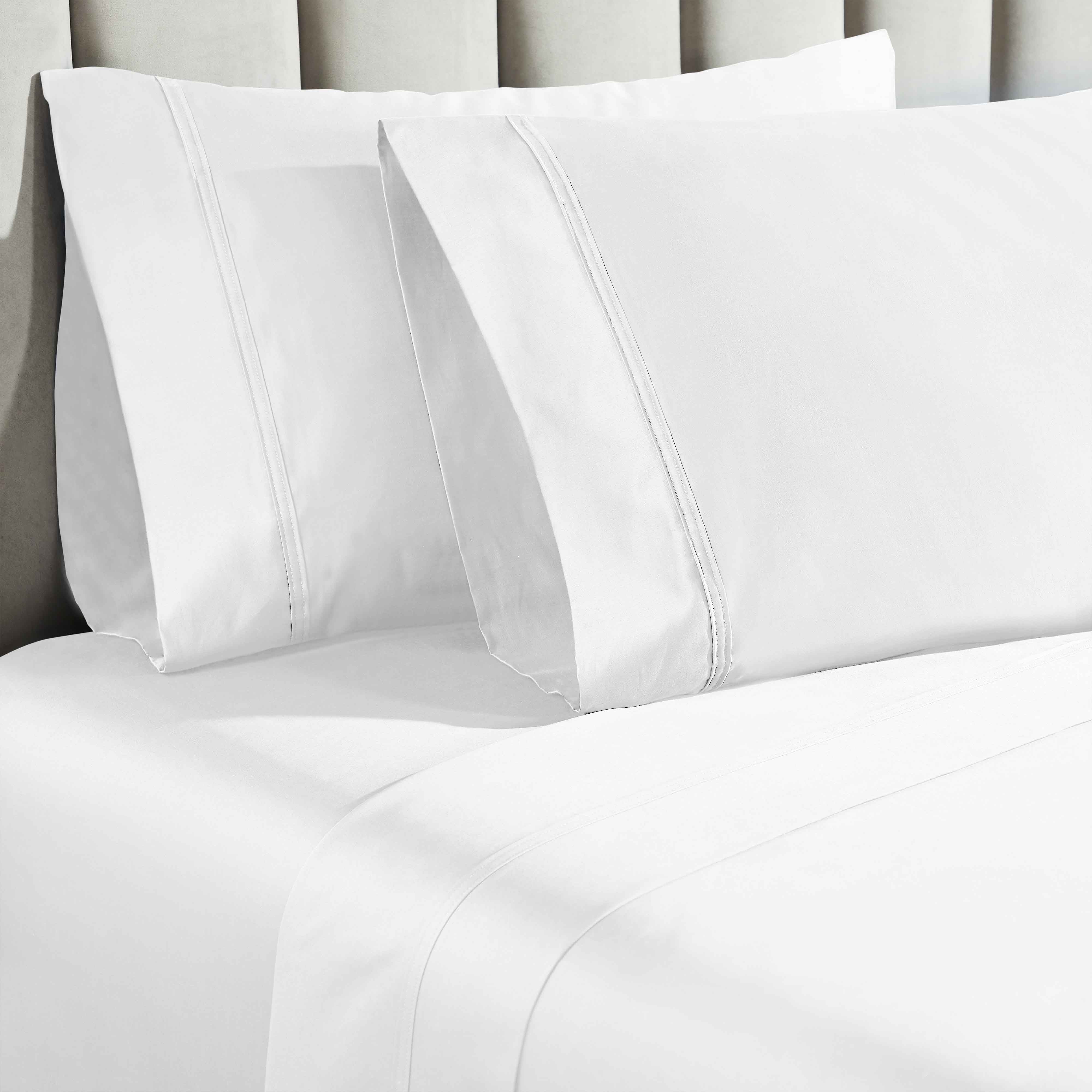 850 Thread Count Cotton Solid Bed Sheet Set - Omnigoodsstore
