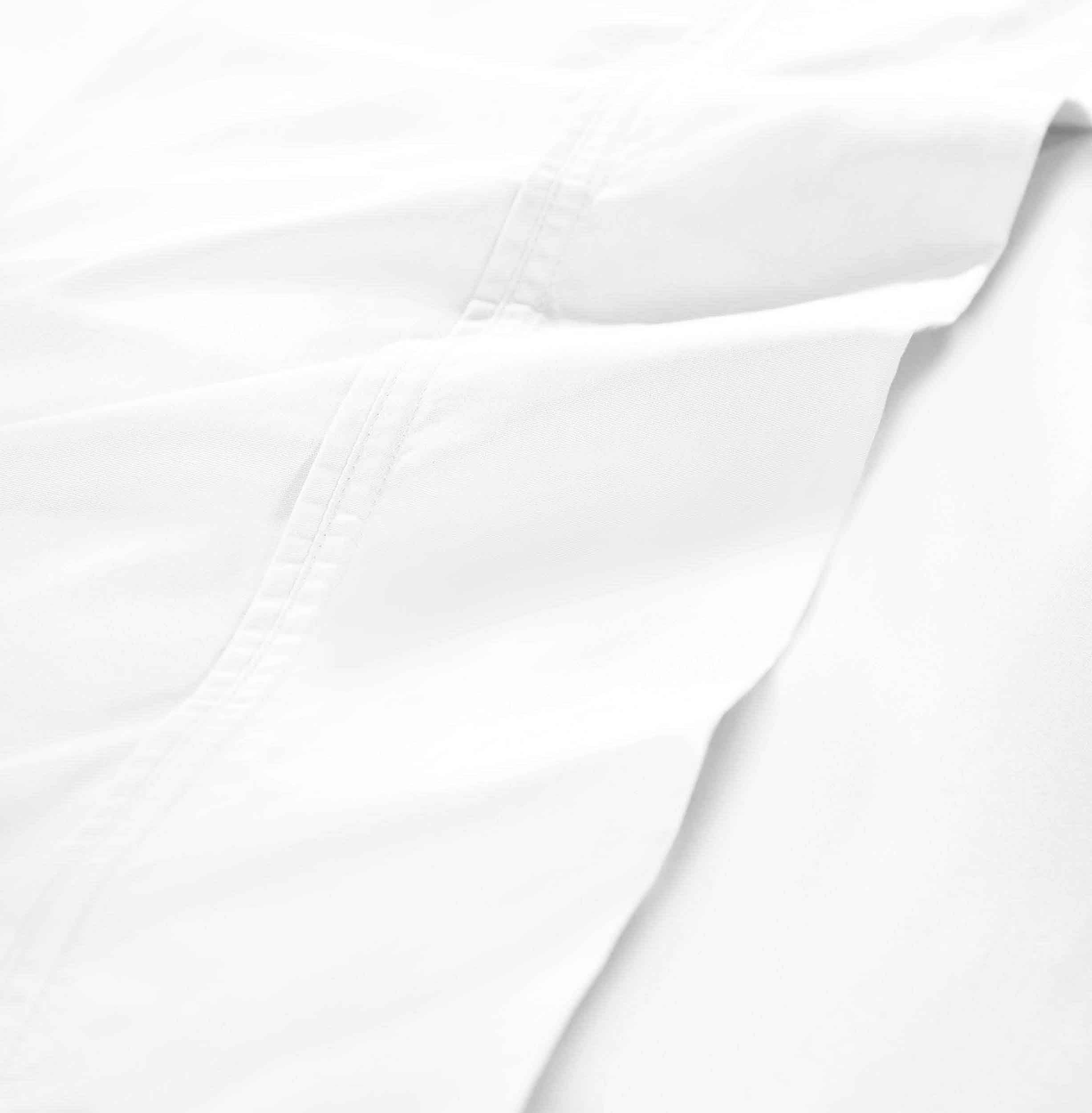 Gina Organic Cotton 300 Thread Count Percale Flat Bed Sheet - Omnigoodsstore