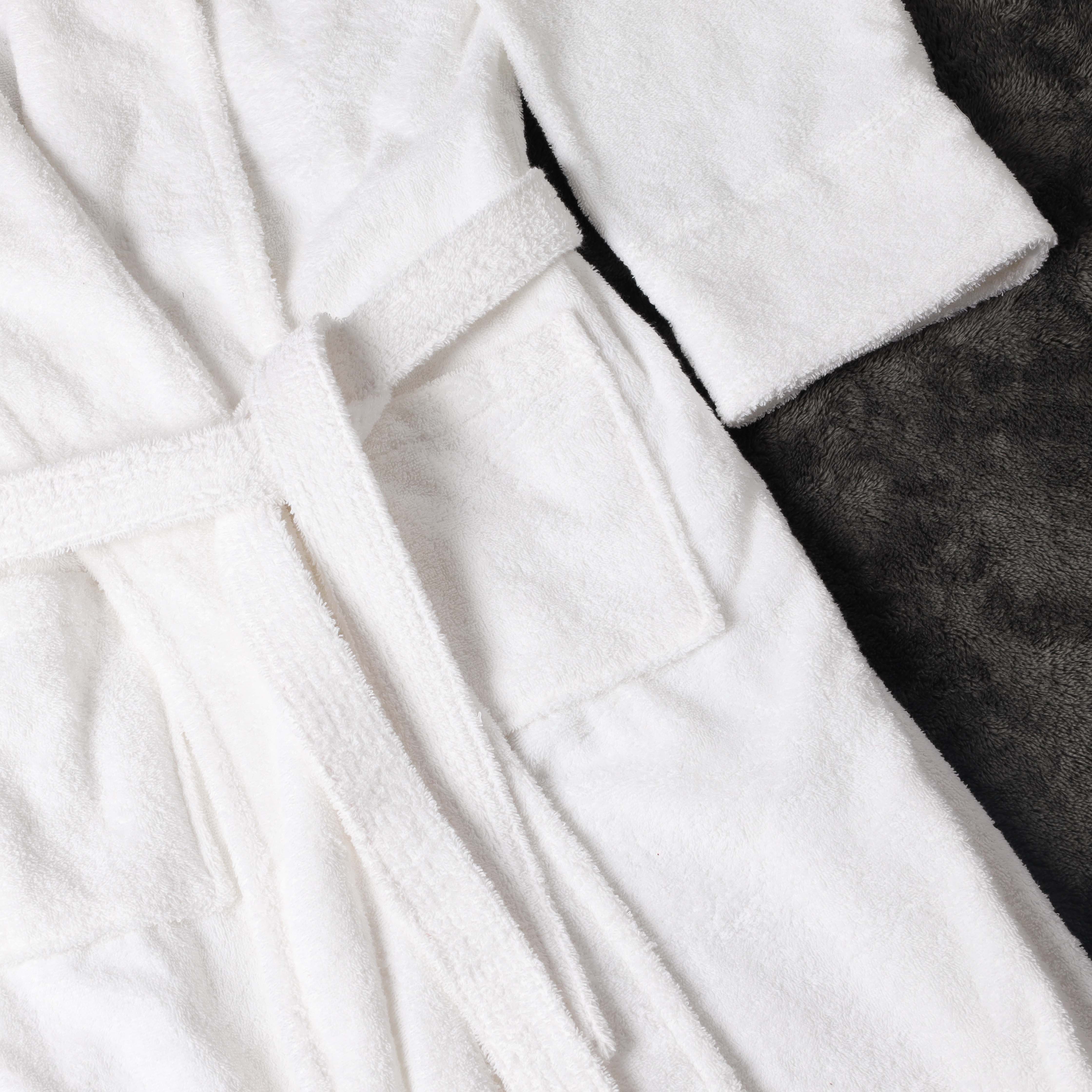Classic Women's Bath Robe Turkish Cotton Bathrobe with Adjustable Belt - Omnigoodsstore