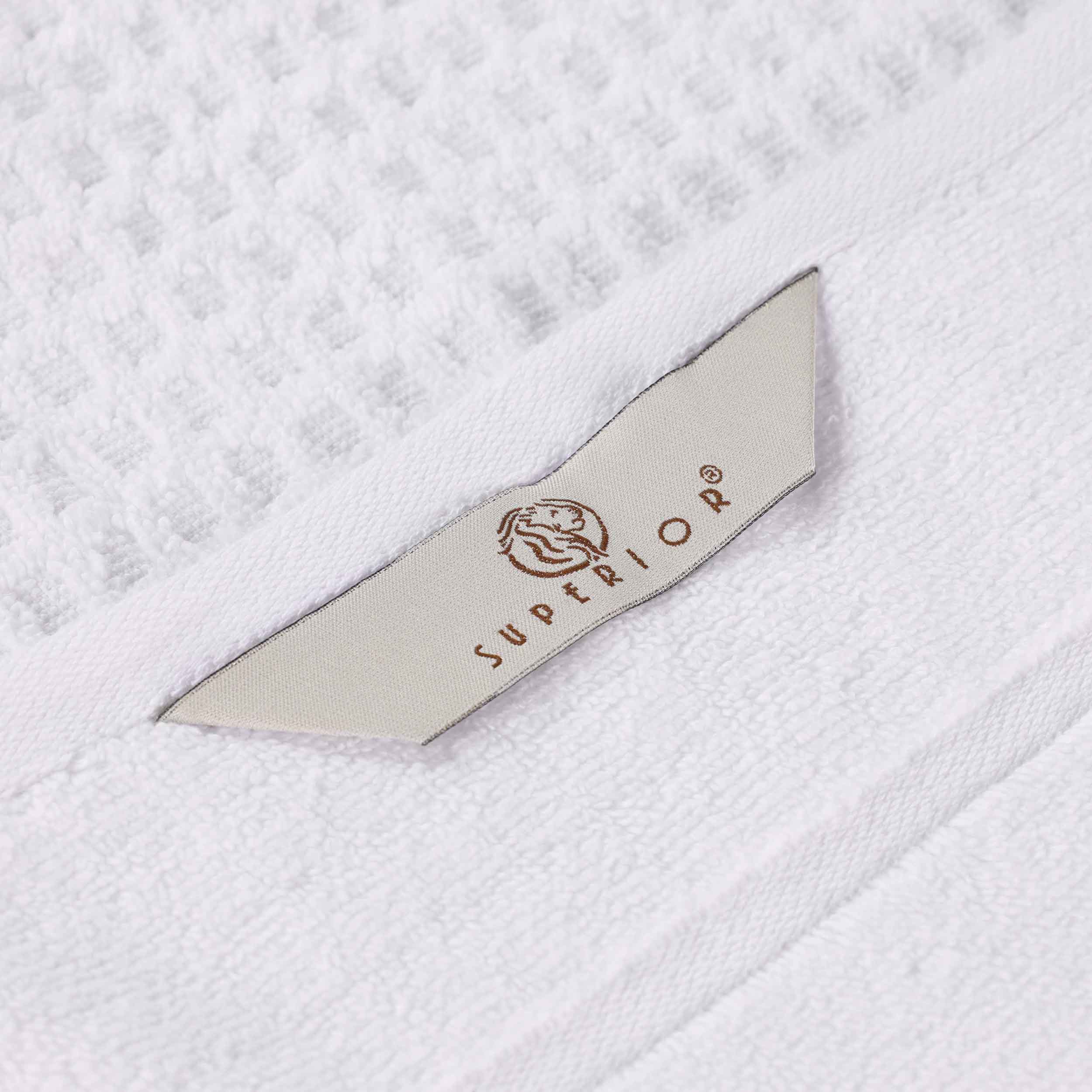 Zero Twist Cotton Waffle Honeycomb Soft Absorbent Hand Towel Set of 6 - Omnigoodsstore