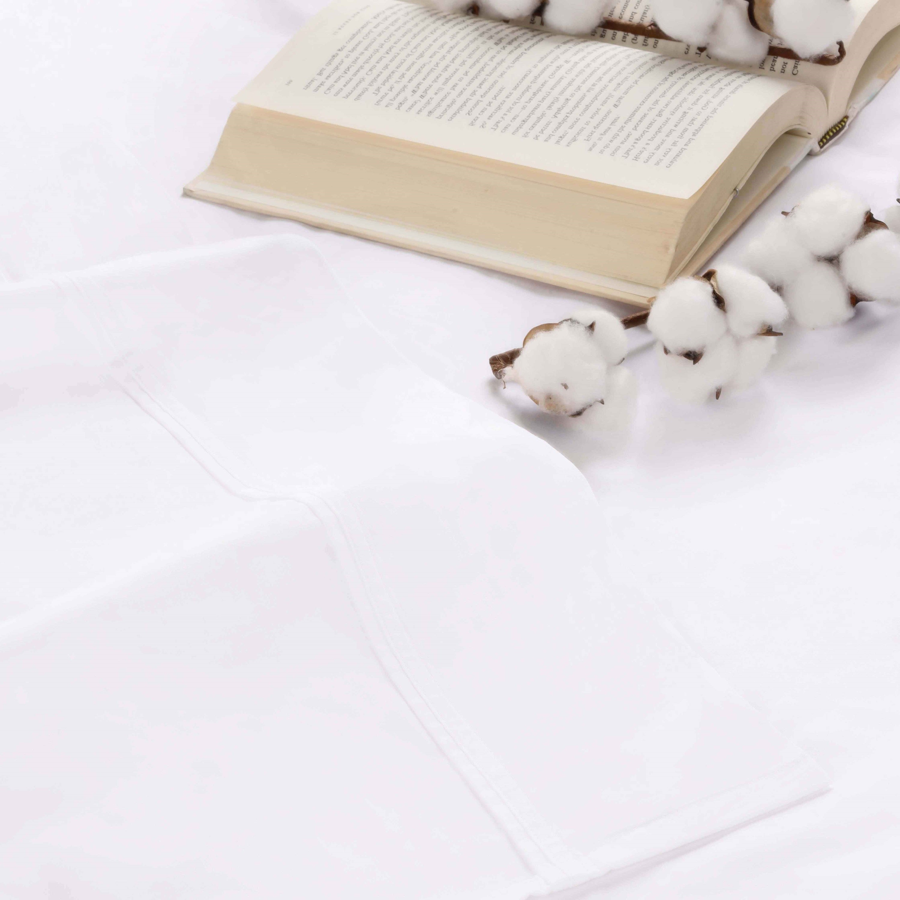 Gina Organic Cotton 300 Thread Count Percale Flat Bed Sheet - Omnigoodsstore