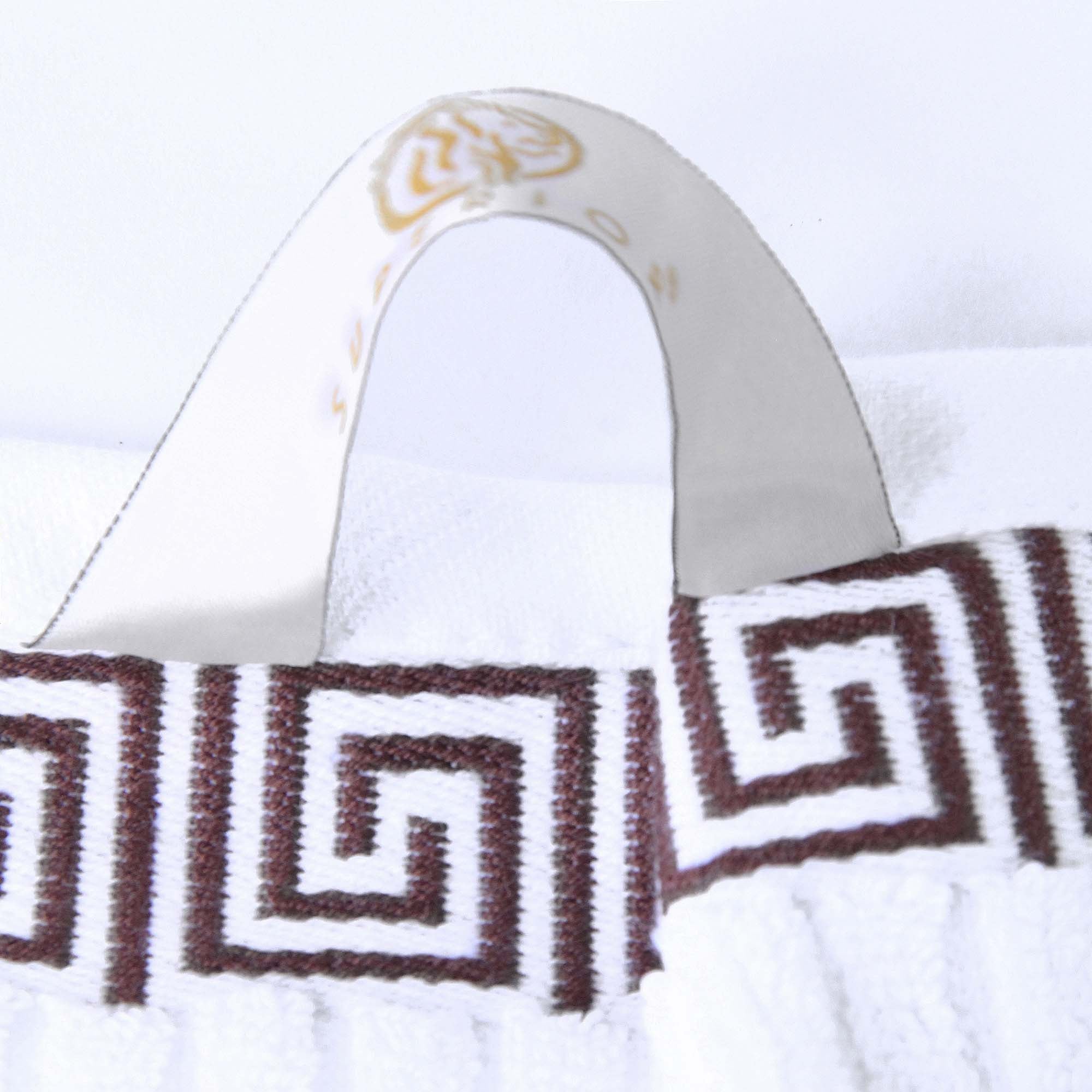 Athens Cotton Greek Scroll and Floral 6-Piece Assorted Towel Set - Omnigoodsstore