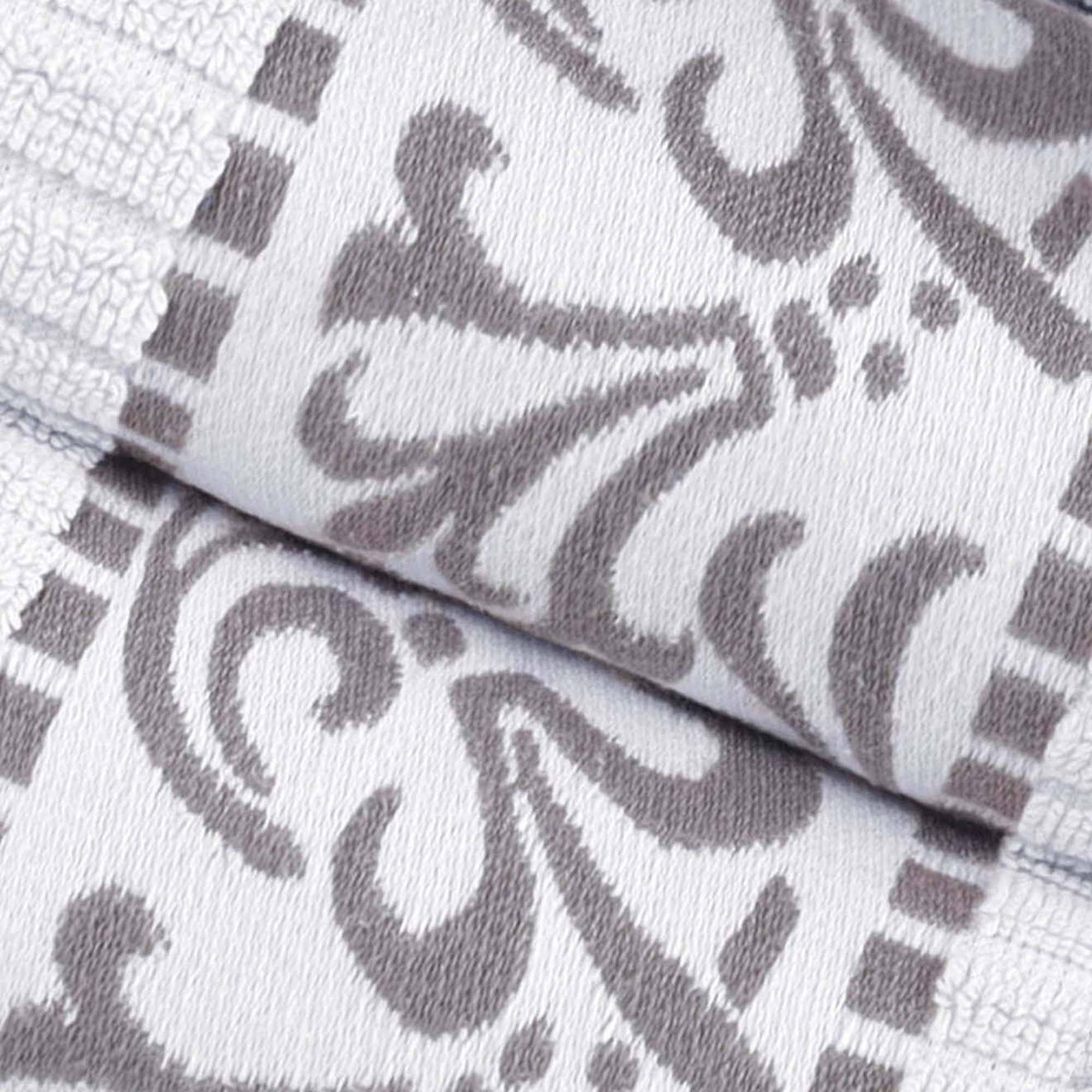 Athens Cotton Greek Scroll and Floral 6-Piece Assorted Towel Set - Omnigoodsstore