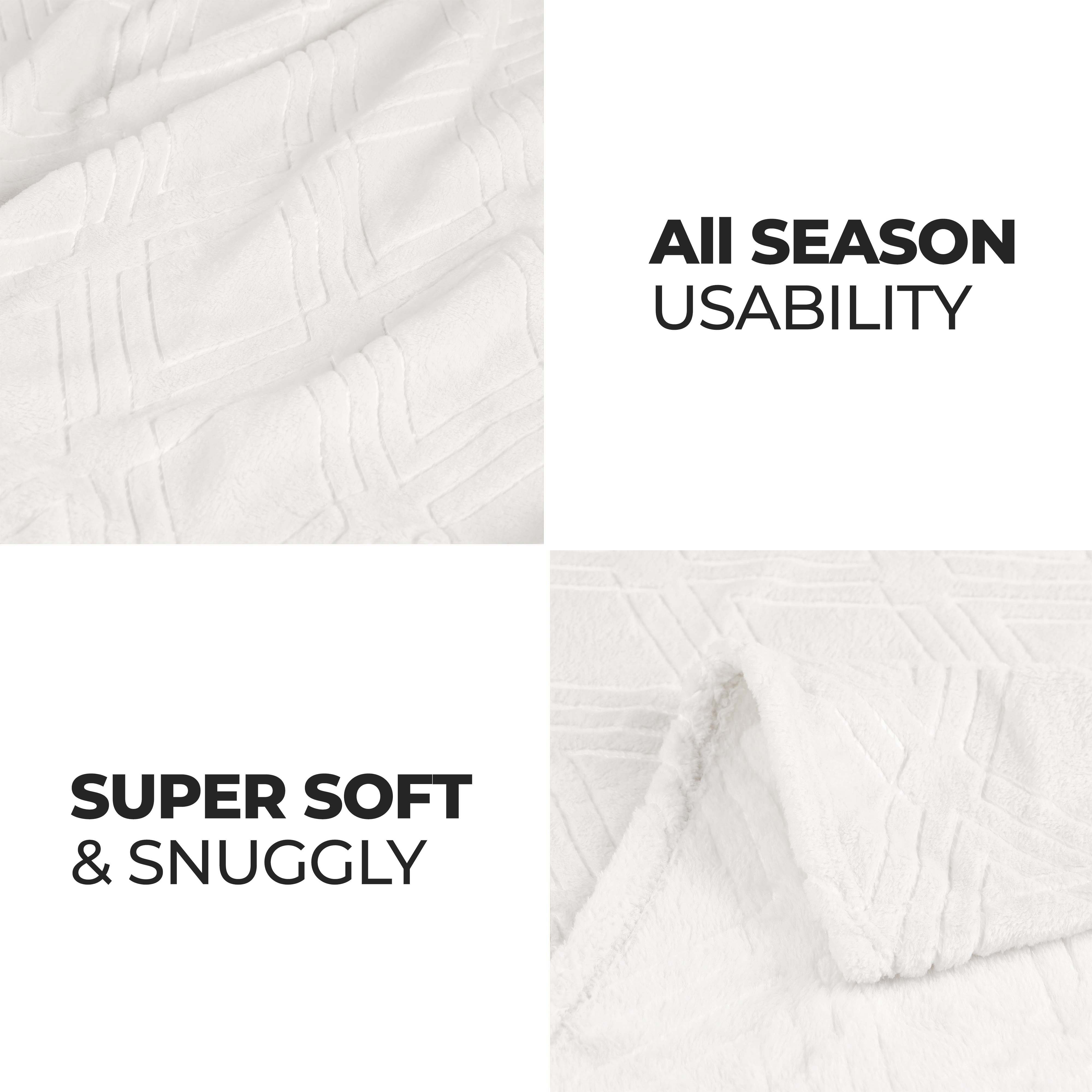 Alaska Diamond Plush Fleece Ultra-Soft Blanket - Omnigoodsstore
