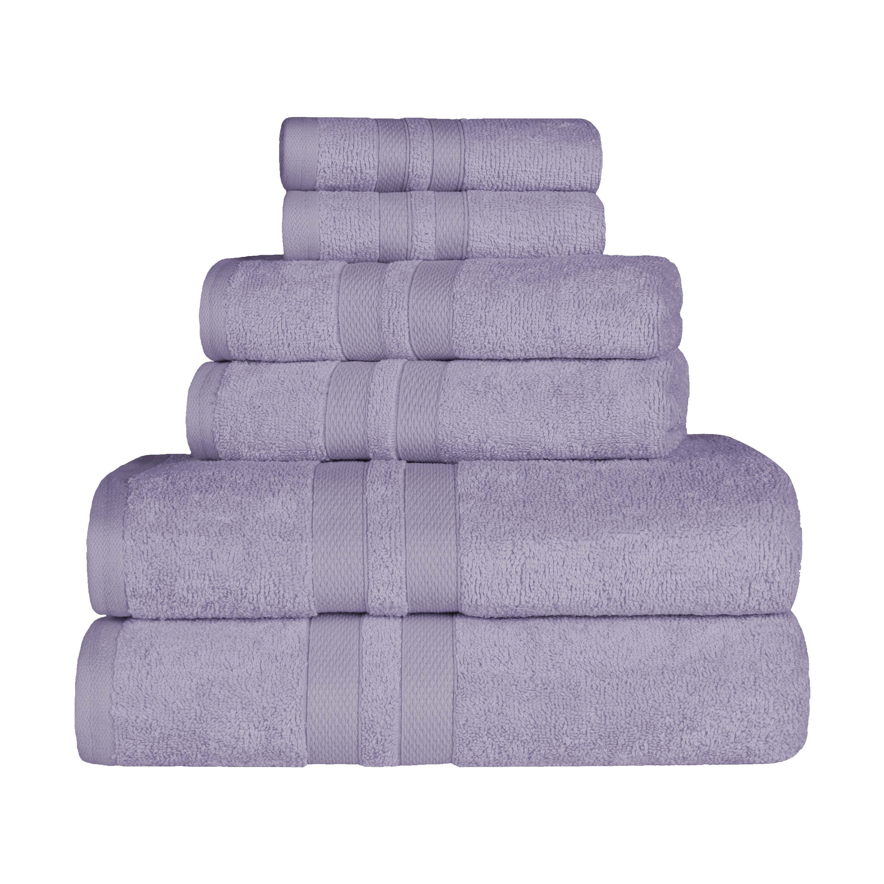 Cotton Ultra Soft 6 Piece Solid Towel Set - Omnigoodsstore