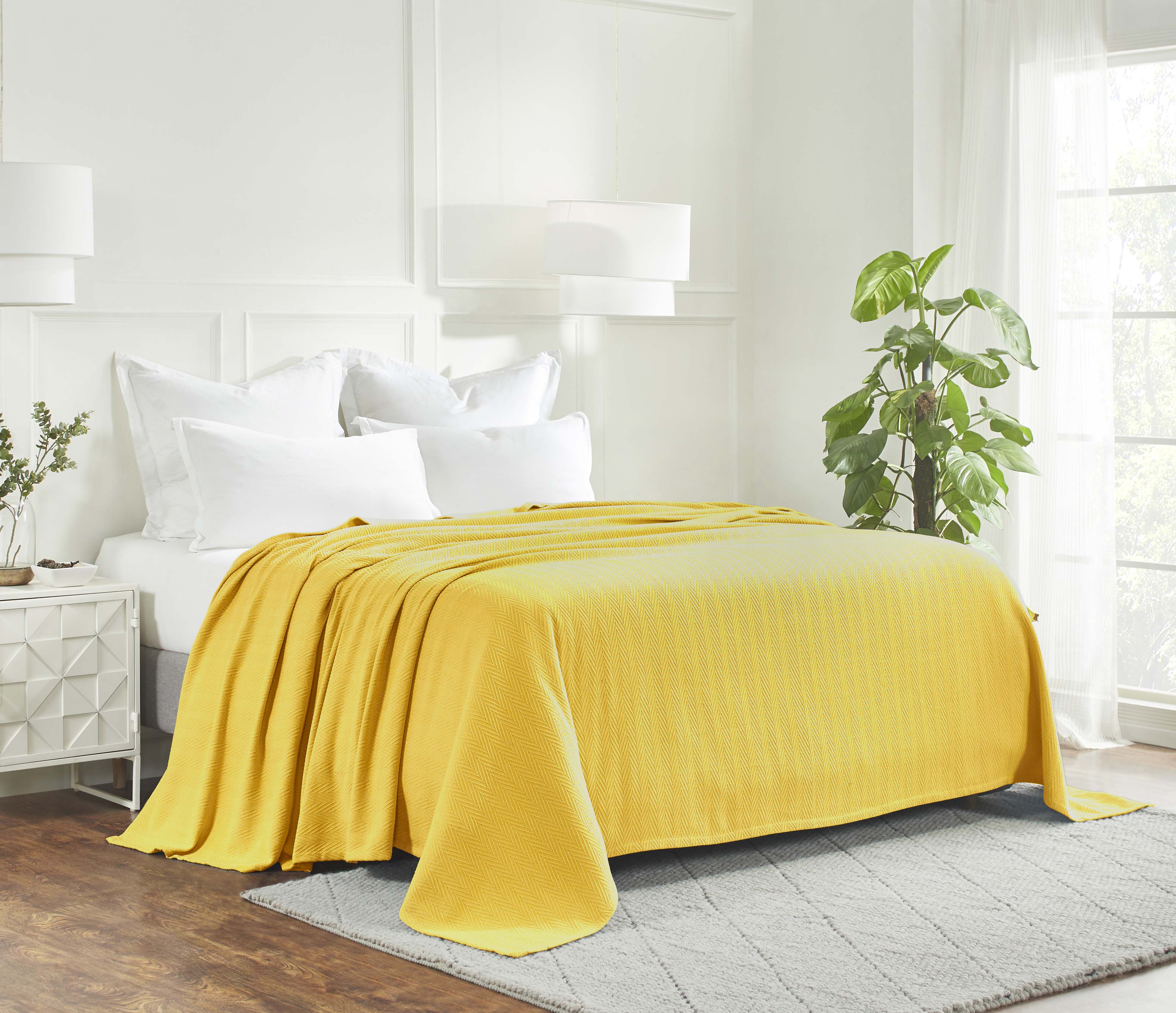 All-Season Chevron Cotton Bed Blanket & Sofa Throw - Omnigoodsstore