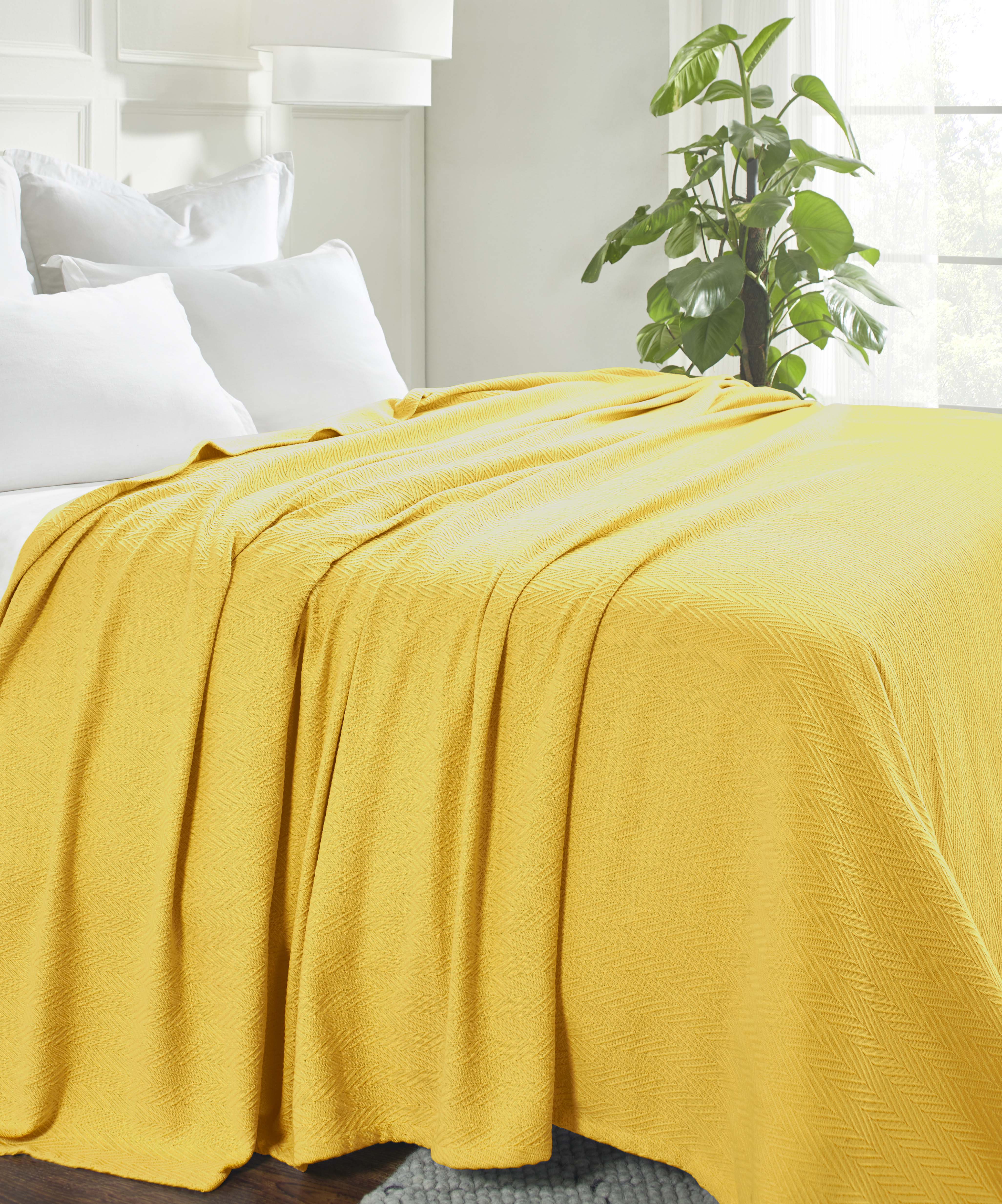 All-Season Chevron Cotton Bed Blanket & Sofa Throw - Omnigoodsstore