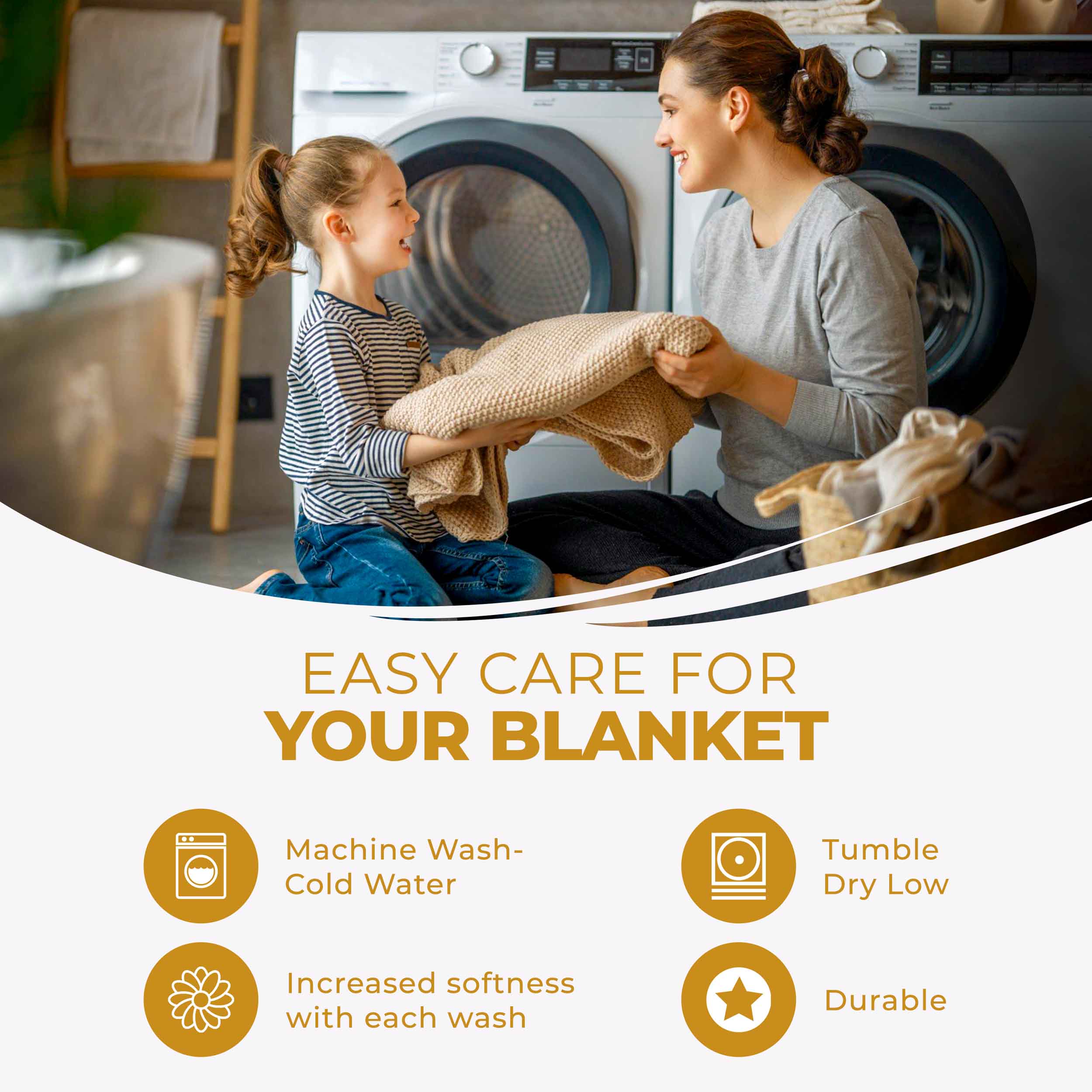 Cotton All Season Diamond Bed Blanket & Sofa Throw - Omnigoodsstore