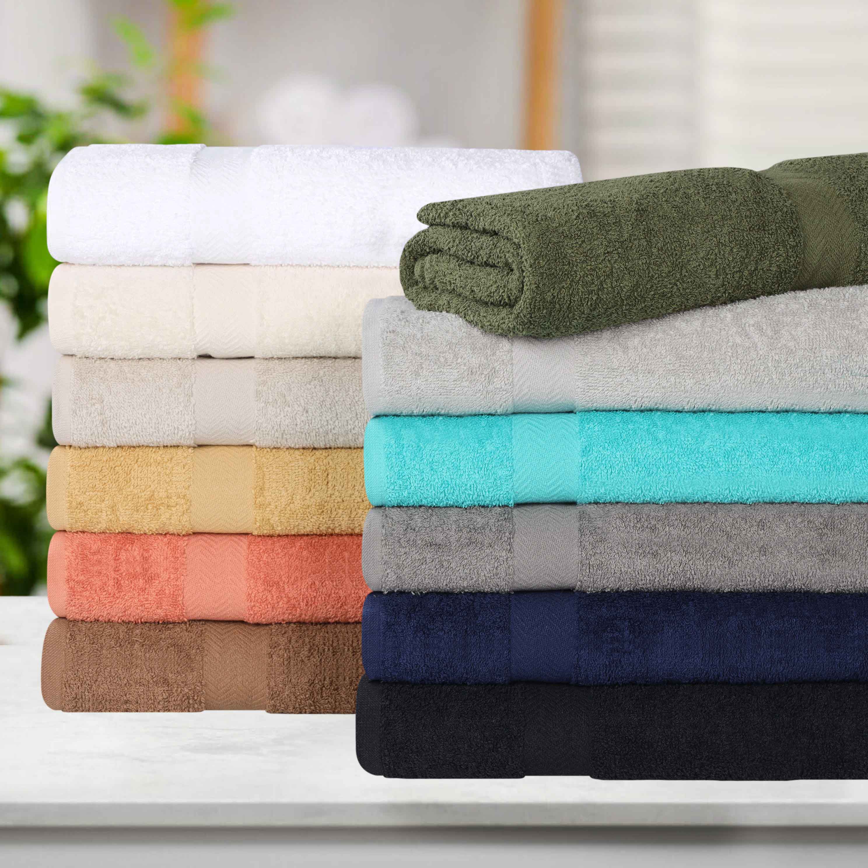 Franklin Cotton Eco Friendly 8 Piece Hand Towel Set - Omnigoodsstore