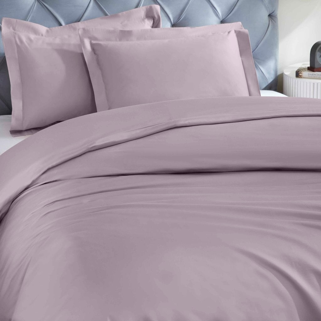 1200 Thread Count Egyptian Solid Cotton Duvet Cover Set - Omnigoodsstore