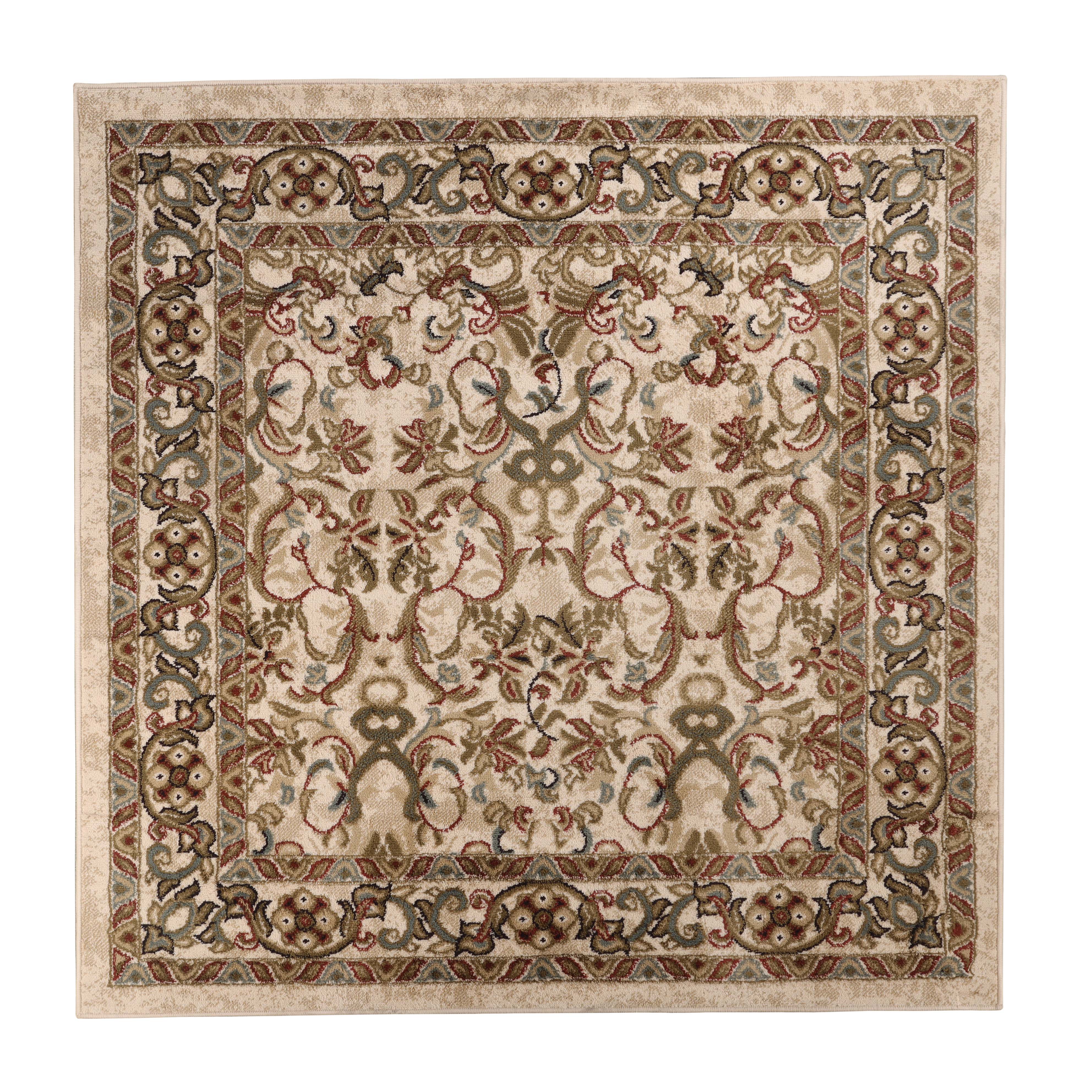 Heritage Traditional Floral Scroll Indoor Area Rug Or Runner Rug - Omnigoodsstore