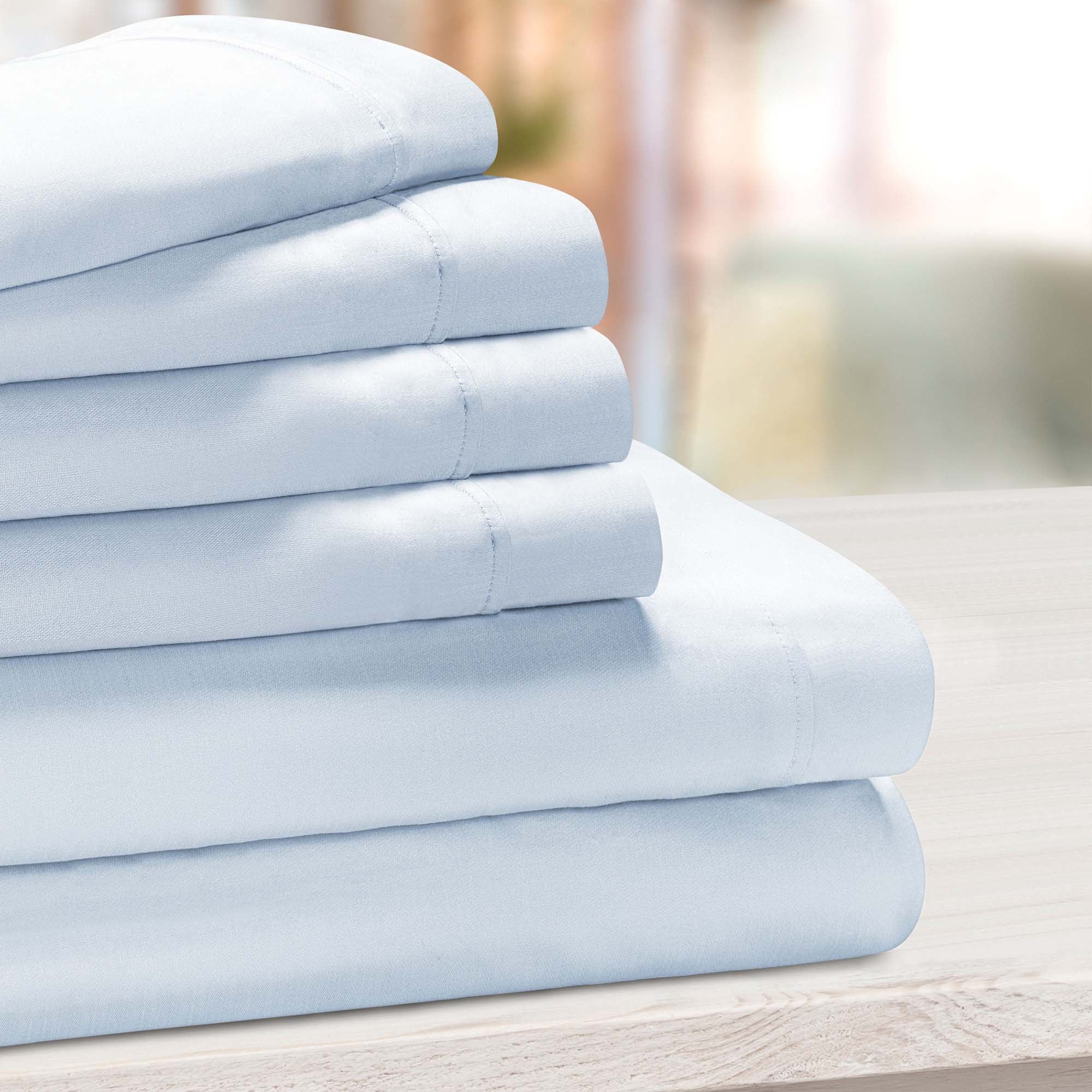 1000 Thread Count Cotton Rich Solid Deep Pocket Bed Sheet Set - Omnigoodsstore