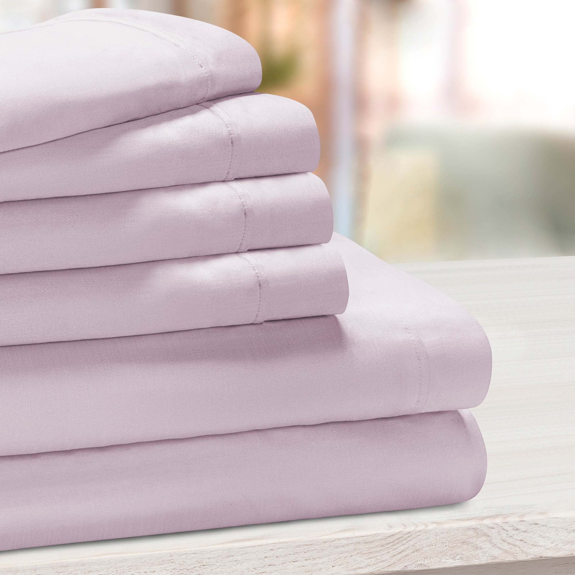 1000 Thread Count Cotton Rich Solid Deep Pocket Bed Sheet Set - Omnigoodsstore