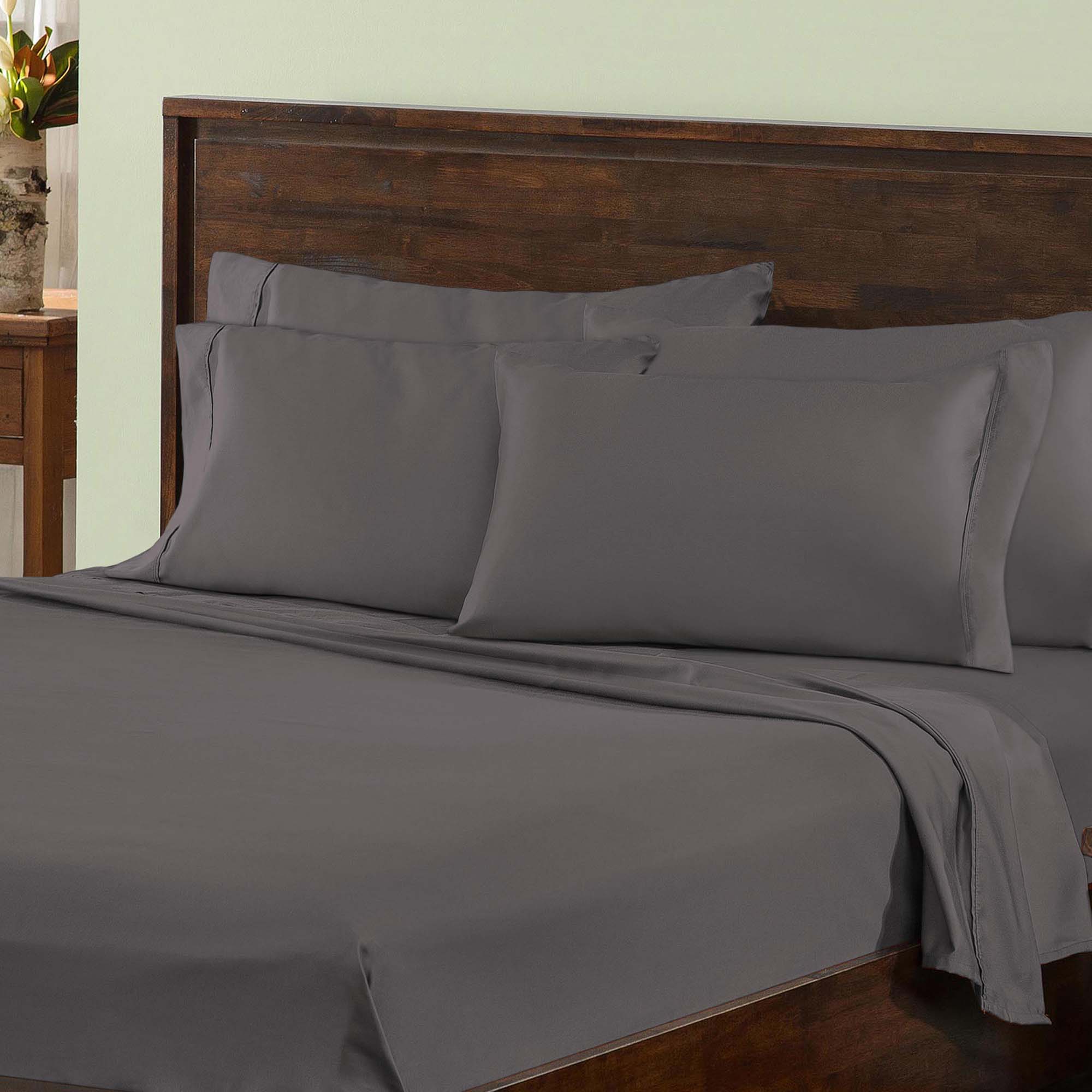 1000 Thread Count Cotton Rich Solid Deep Pocket Bed Sheet Set - Omnigoodsstore