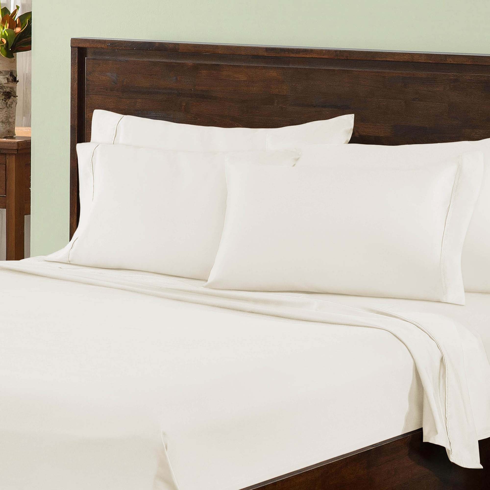 1000 Thread Count Cotton Rich Solid Deep Pocket Bed Sheet Set - Omnigoodsstore