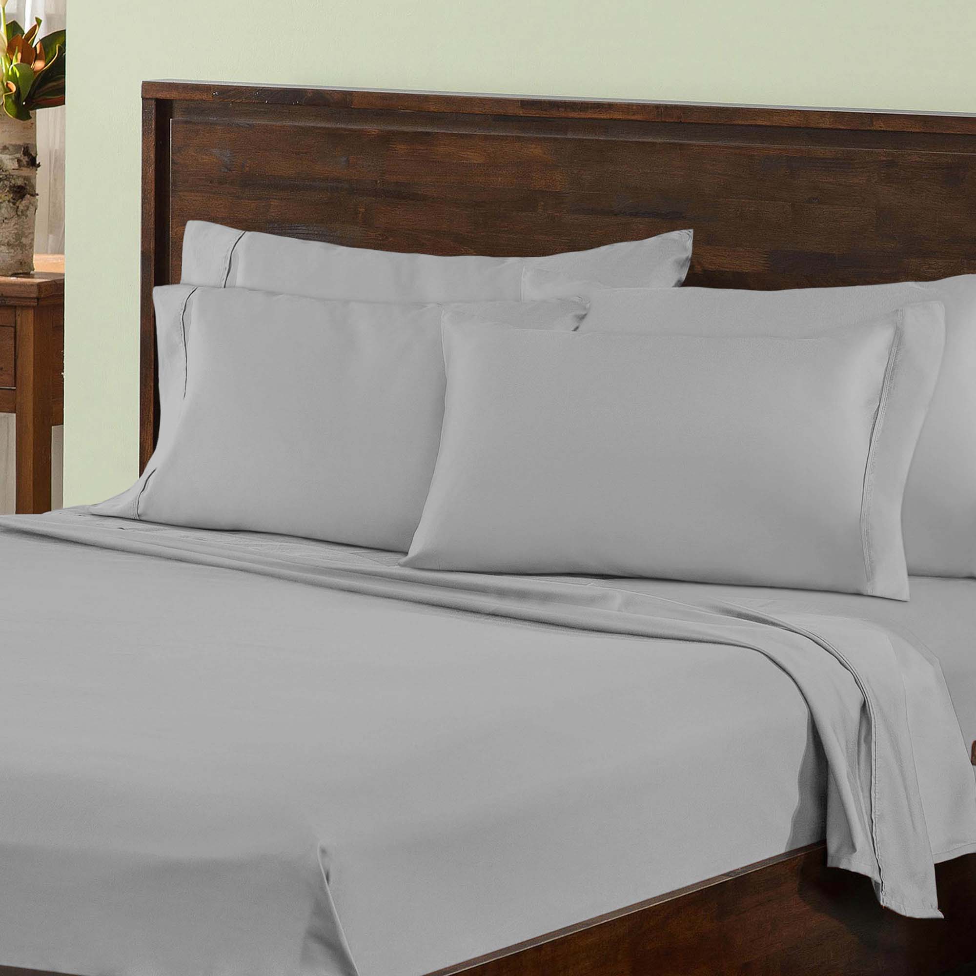1000 Thread Count Cotton Rich Solid Deep Pocket Bed Sheet Set - Omnigoodsstore
