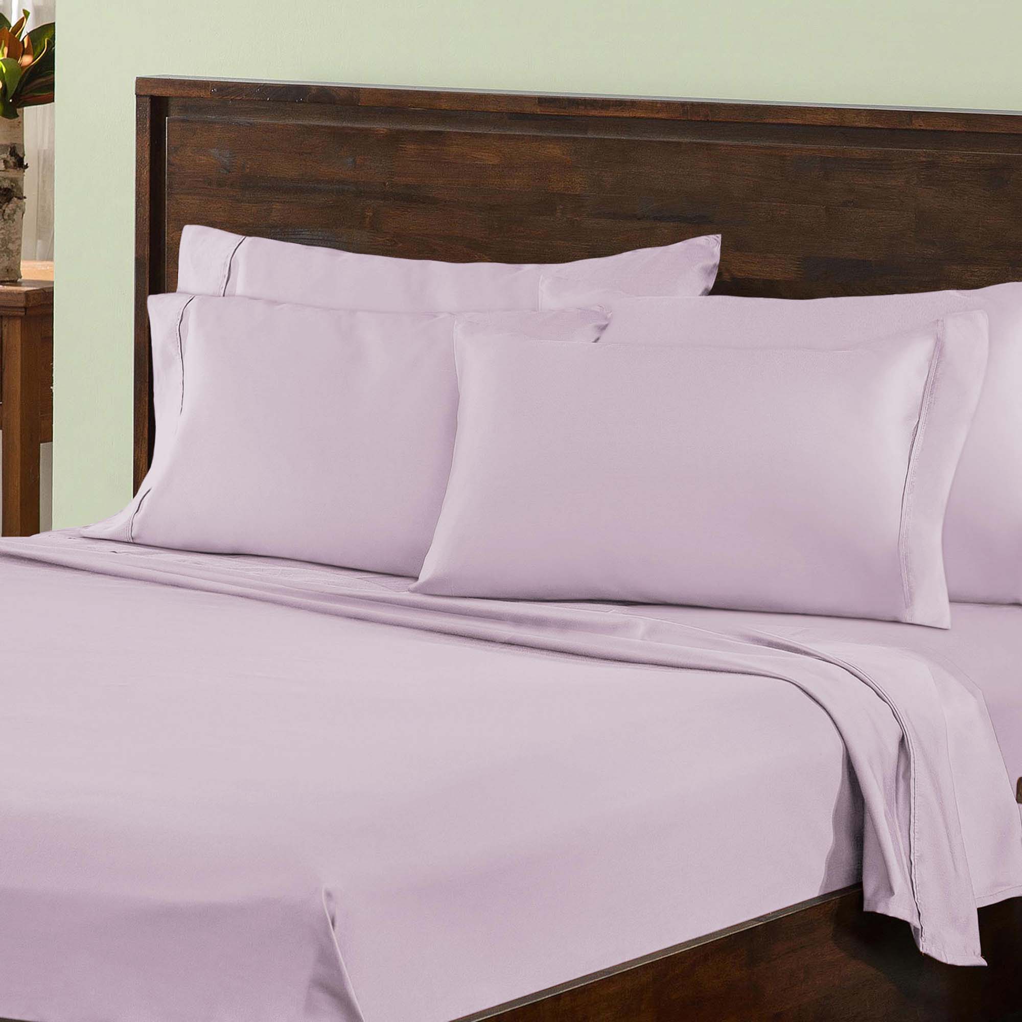 1000 Thread Count Cotton Rich Solid Deep Pocket Bed Sheet Set - Omnigoodsstore