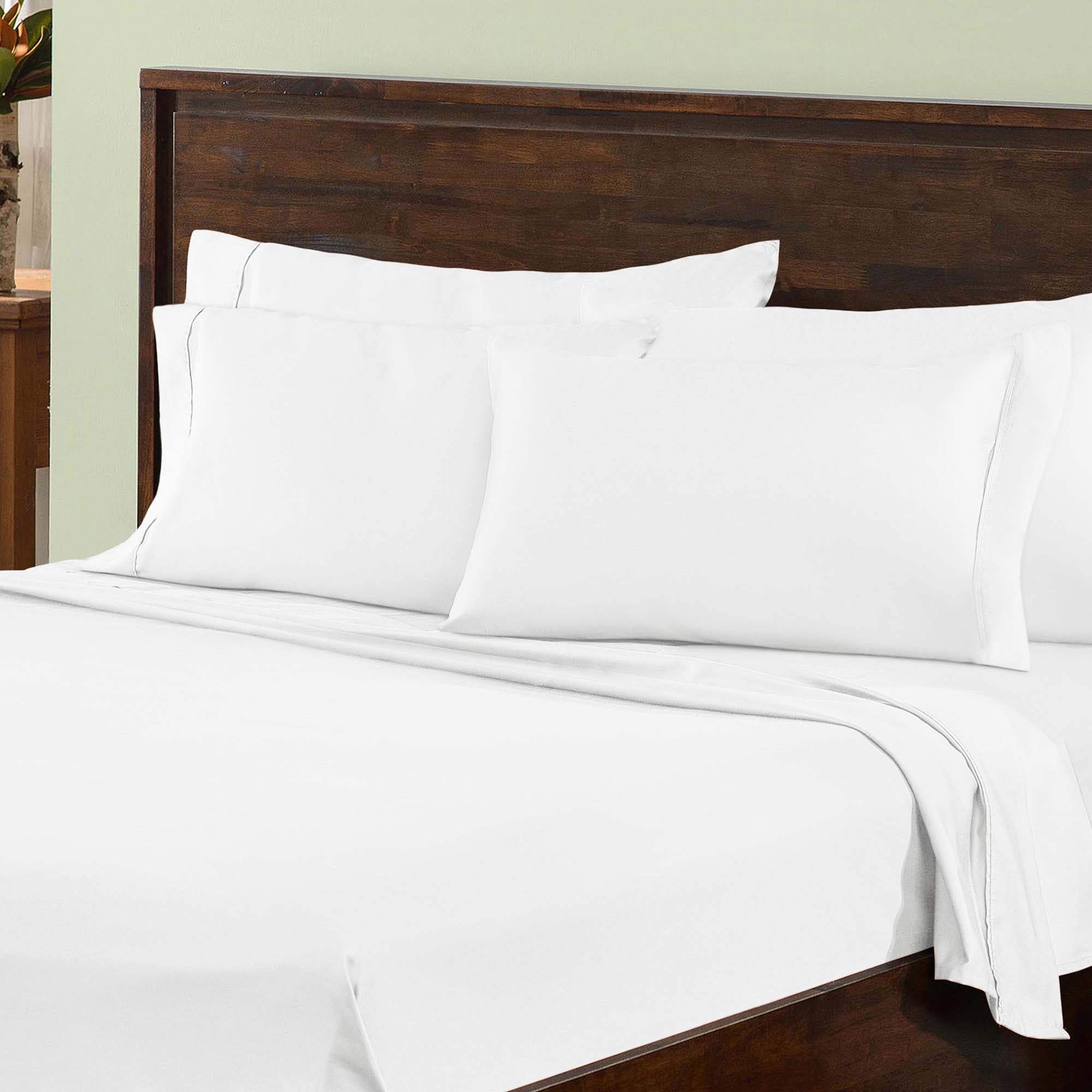 1000 Thread Count Cotton Rich Solid Deep Pocket Bed Sheet Set - Omnigoodsstore
