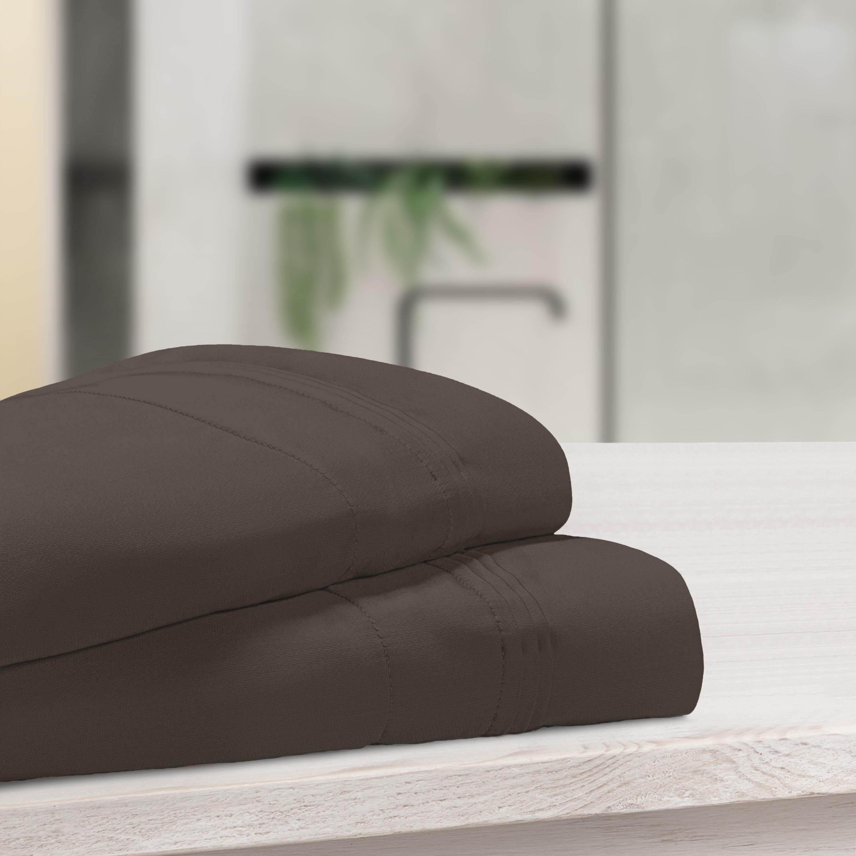 1000 Thread Count Egyptian Cotton Solid Pillowcase Set - Omnigoodsstore