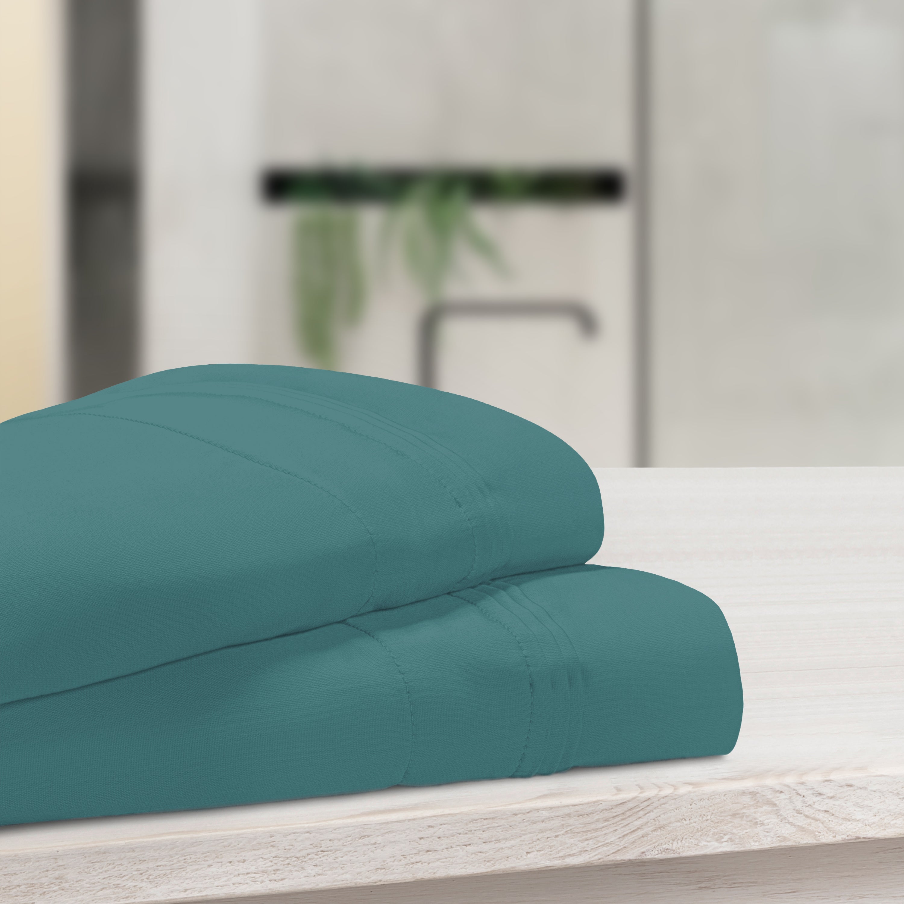 1000 Thread Count Egyptian Cotton Solid Pillowcase Set - Omnigoodsstore