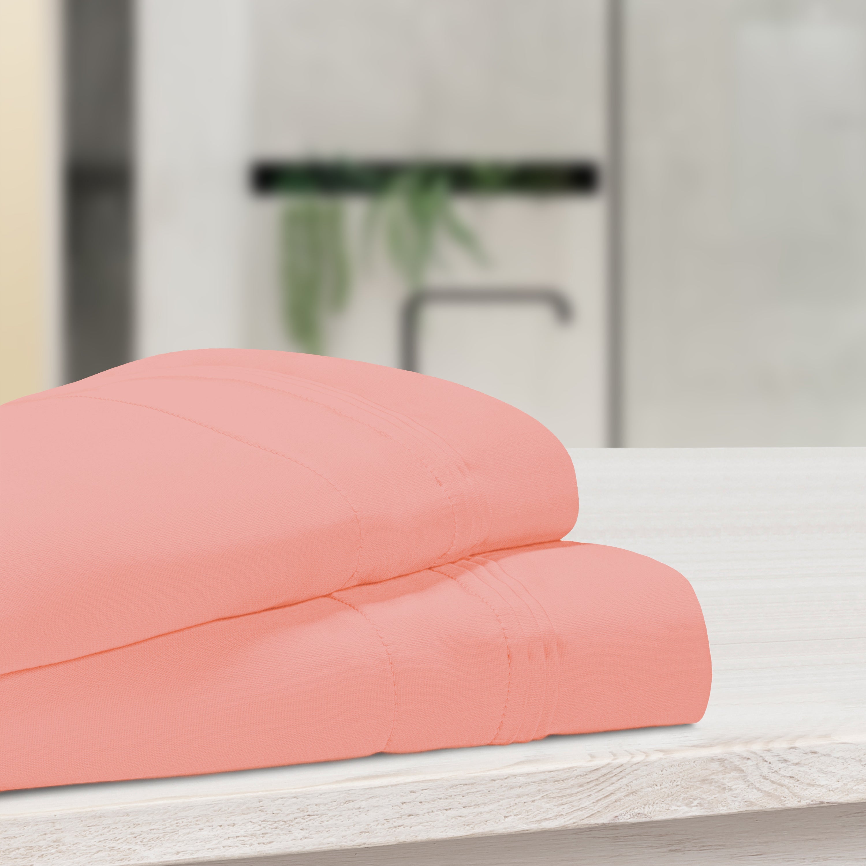 1000 Thread Count Egyptian Cotton Solid Pillowcase Set - Omnigoodsstore