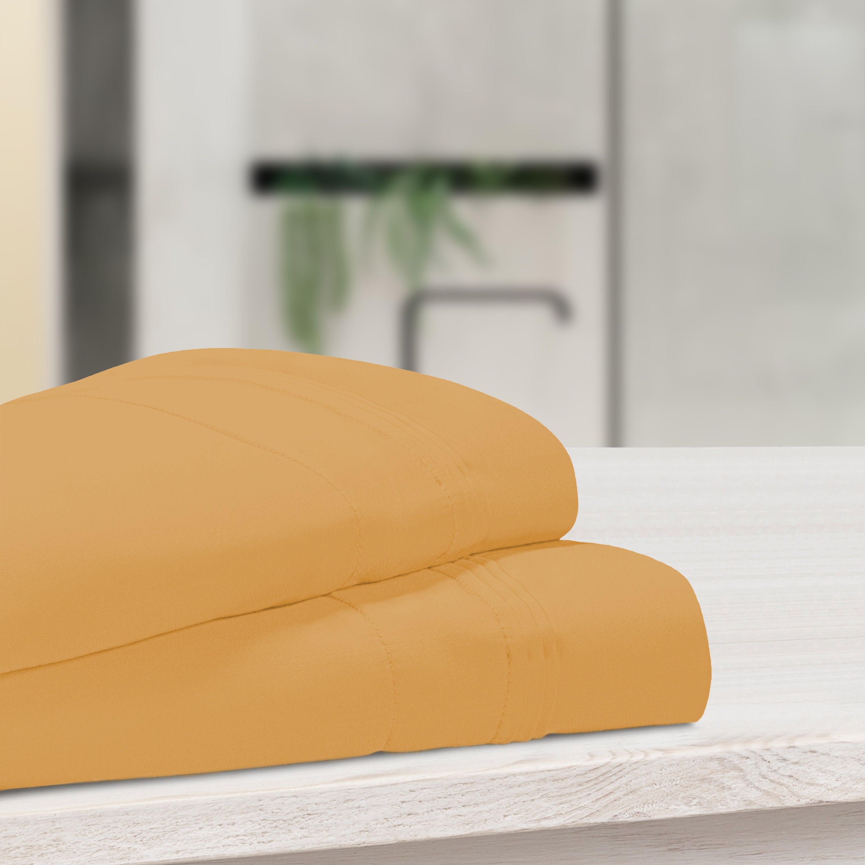 1000 Thread Count Egyptian Cotton Solid Pillowcase Set - Omnigoodsstore