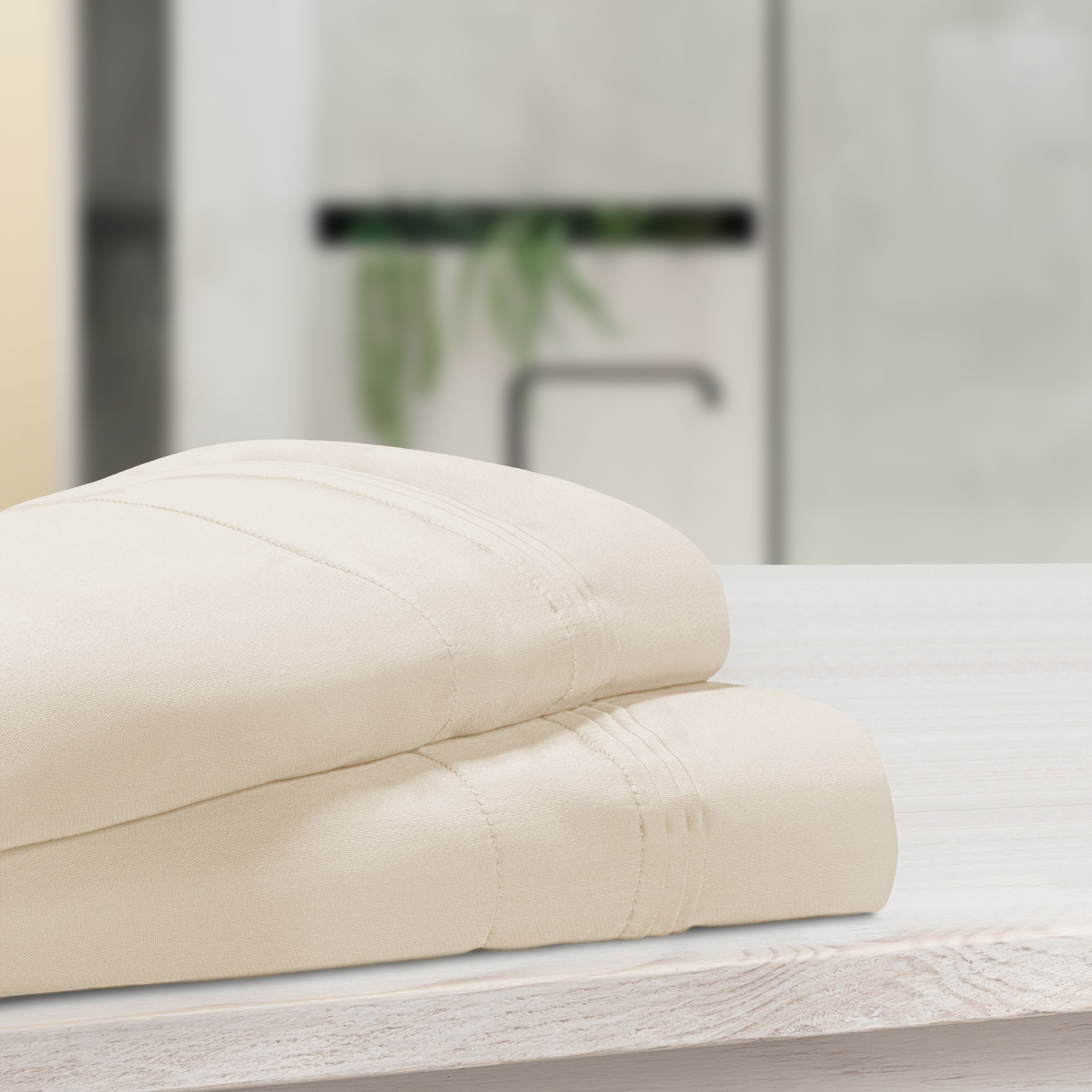 1000 Thread Count Egyptian Cotton Solid Pillowcase Set - Omnigoodsstore