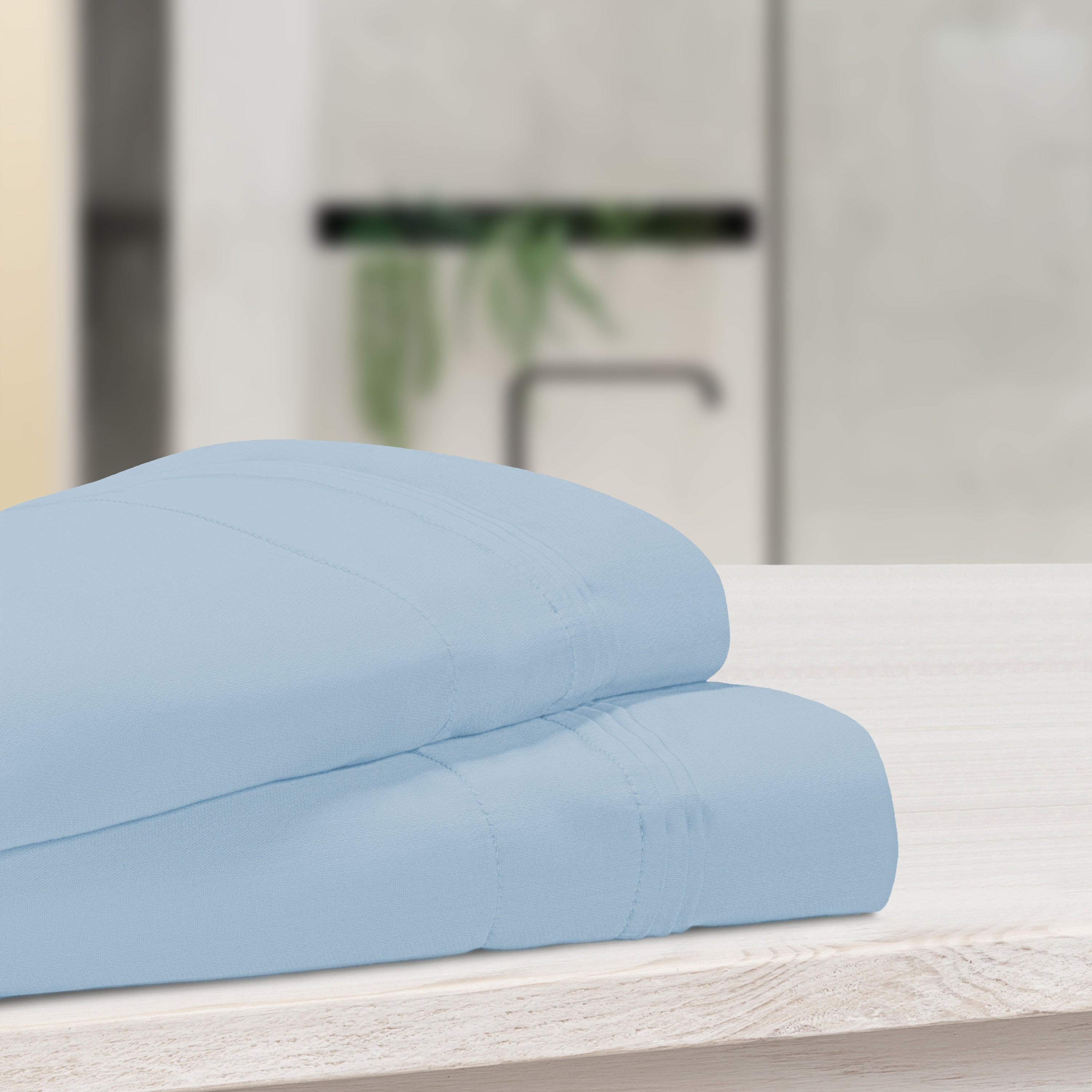 1000 Thread Count Egyptian Cotton Solid Pillowcase Set - Omnigoodsstore