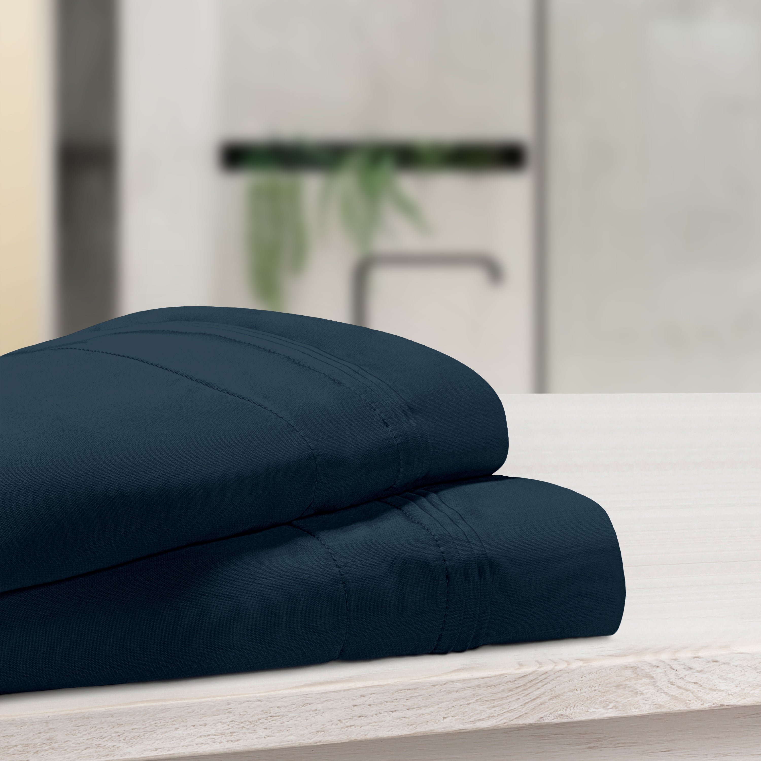 1000 Thread Count Egyptian Cotton Solid Pillowcase Set - Omnigoodsstore