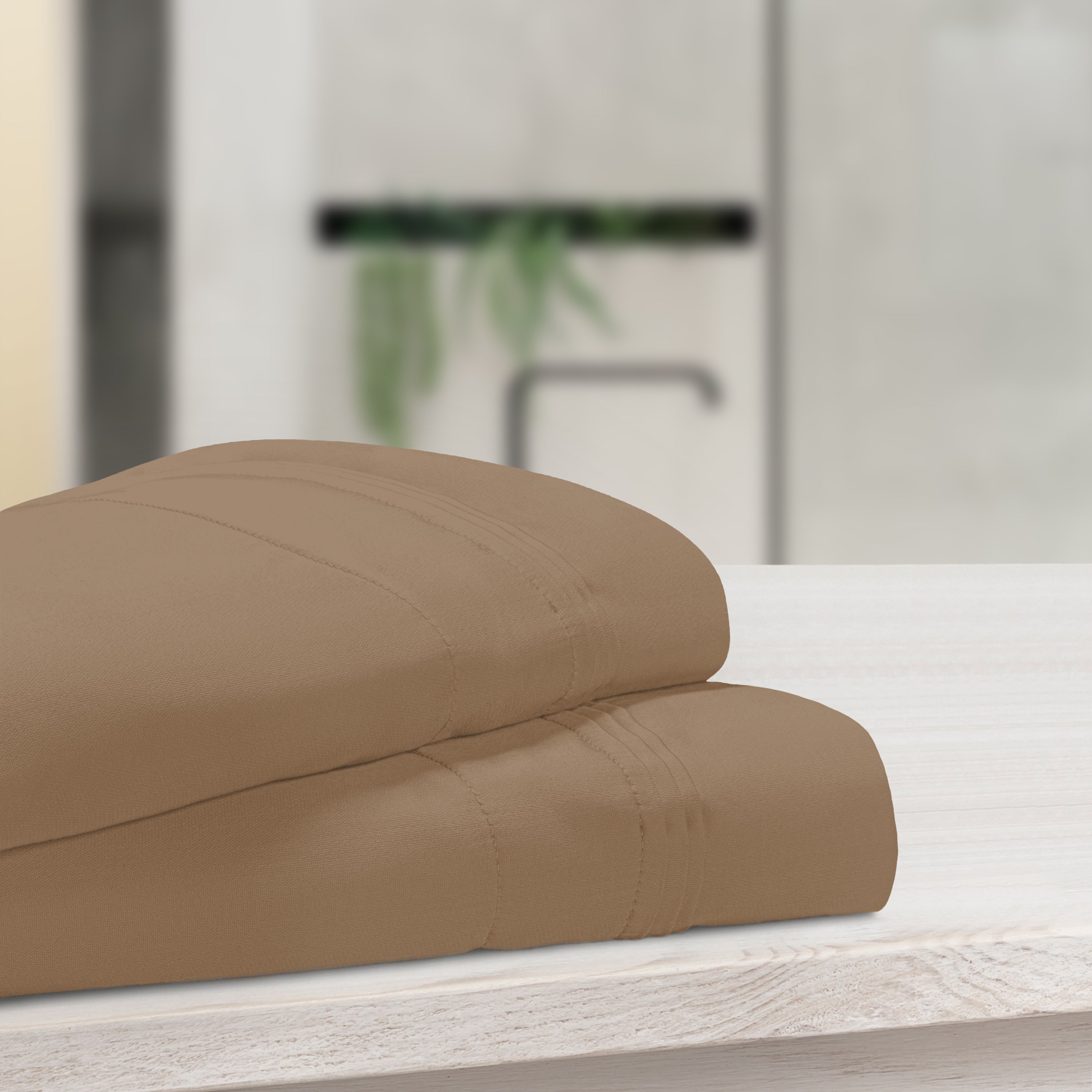 1000 Thread Count Egyptian Cotton Solid Pillowcase Set - Omnigoodsstore