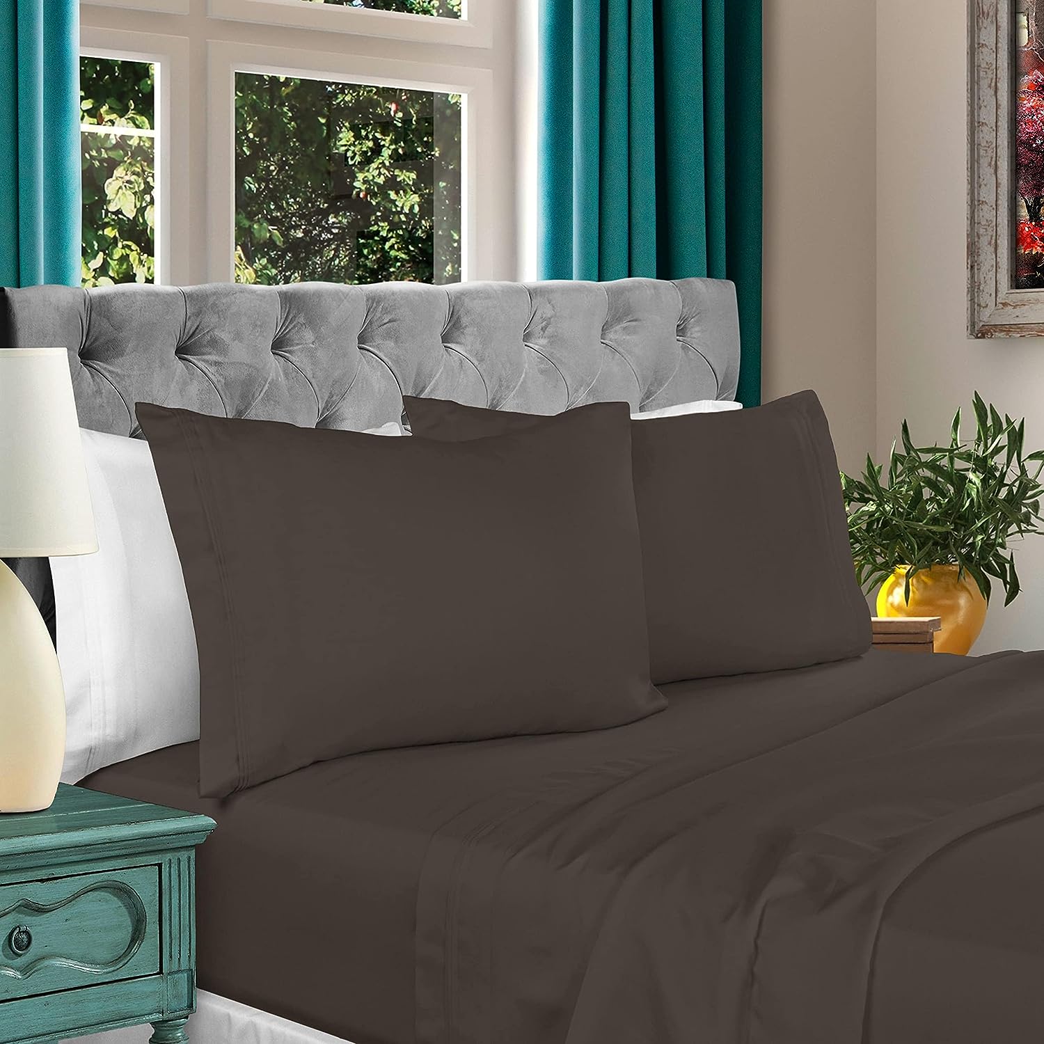 1000 Thread Count Egyptian Cotton Extra Deep Pocket Bed Sheet Set - Omnigoodsstore