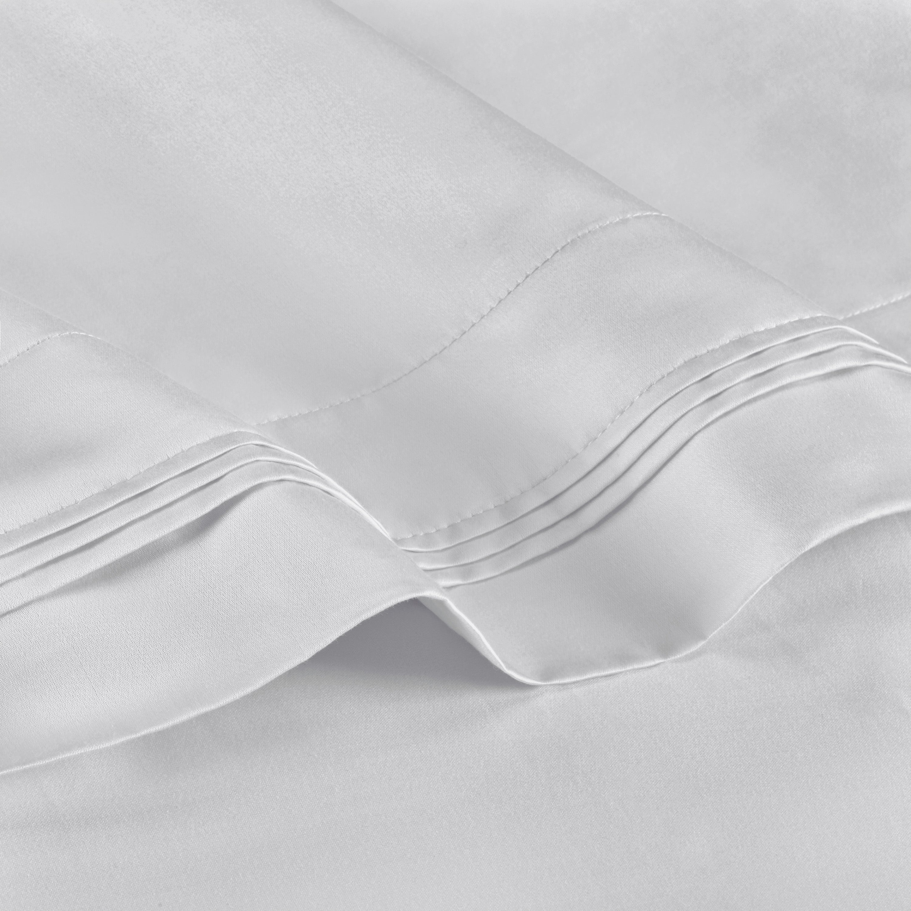 1000 Thread Count Egyptian Cotton Solid Pillowcase Set - Omnigoodsstore
