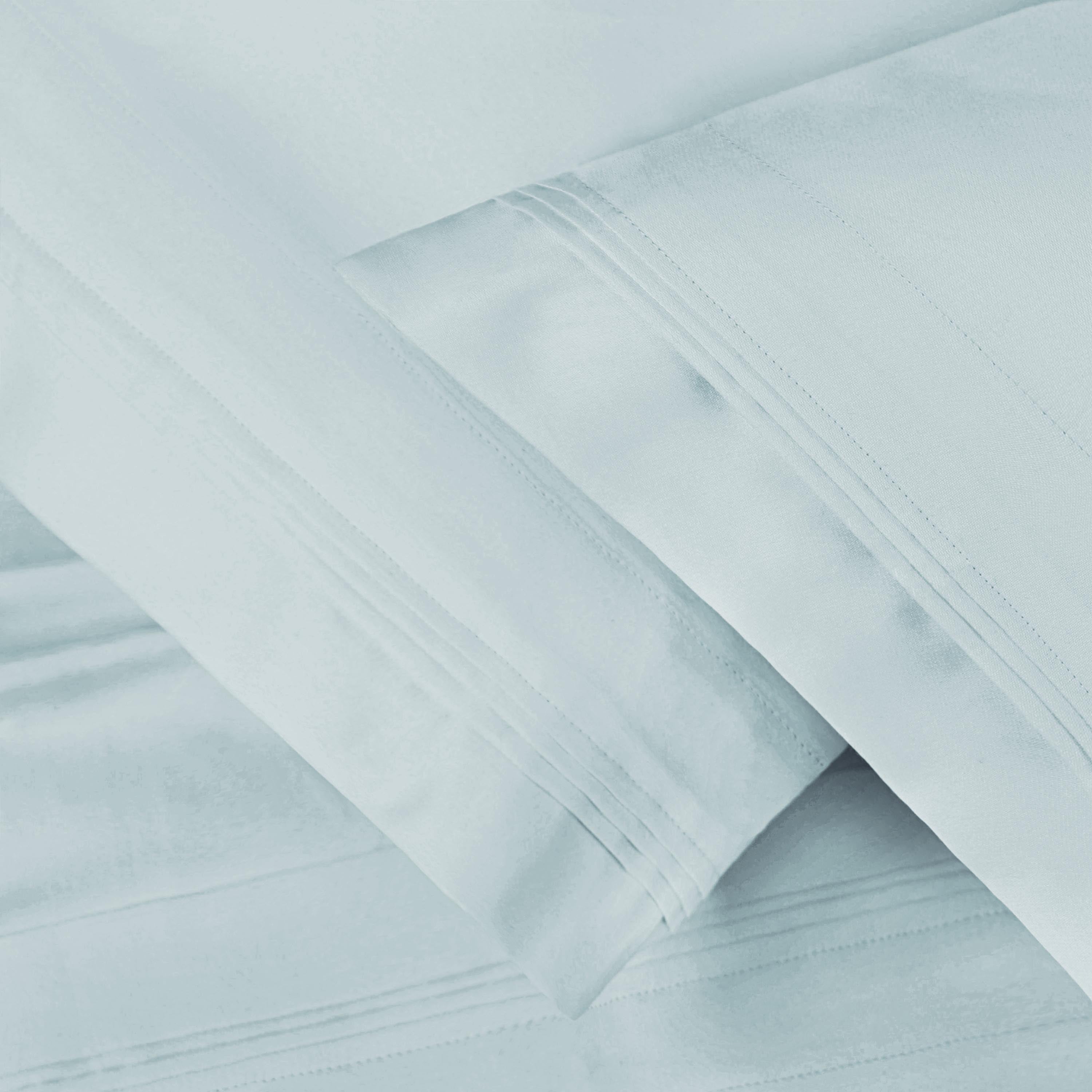 1000 Thread Count Egyptian Cotton Solid Pillowcase Set - Omnigoodsstore