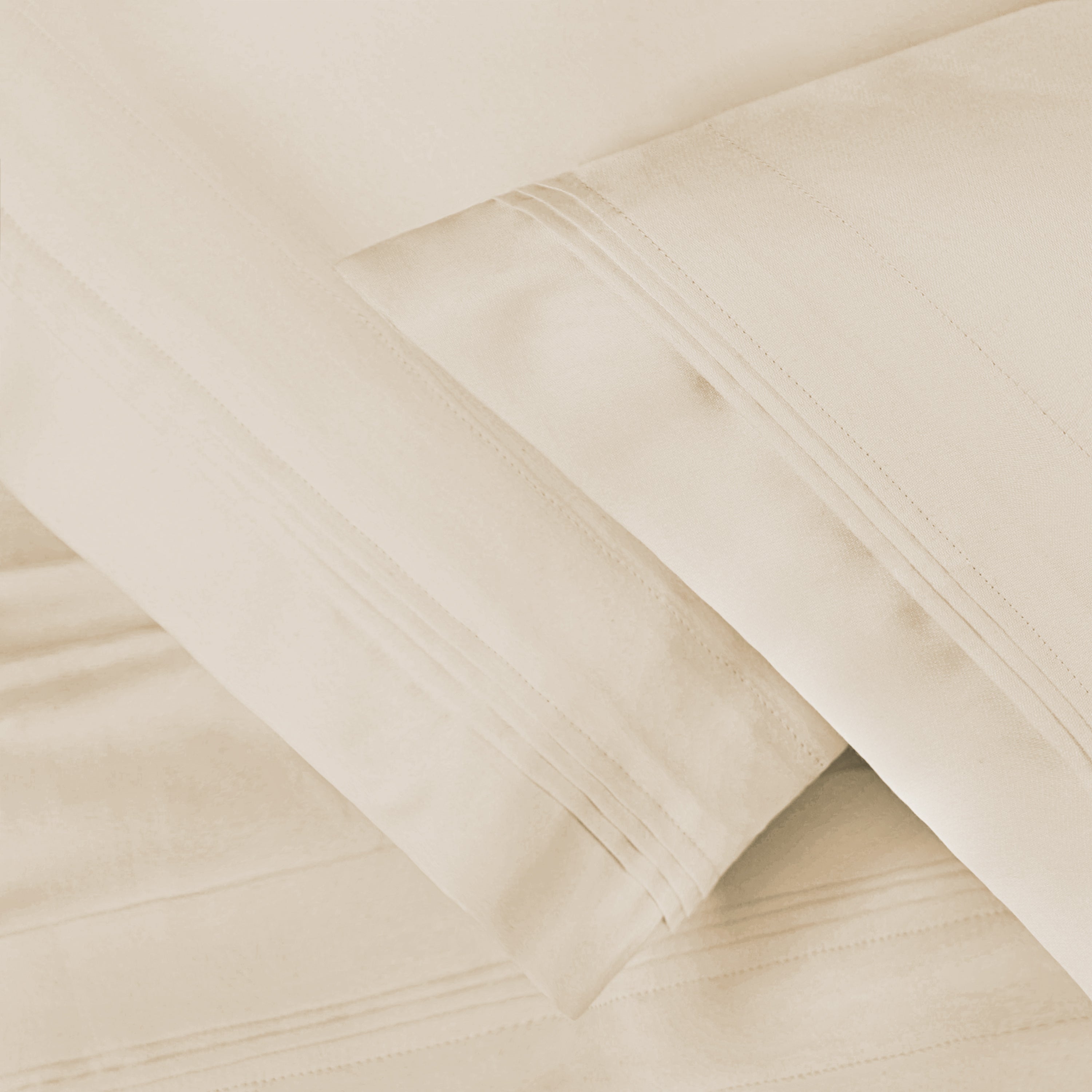 1000 Thread Count Egyptian Cotton Solid Pillowcase Set - Omnigoodsstore