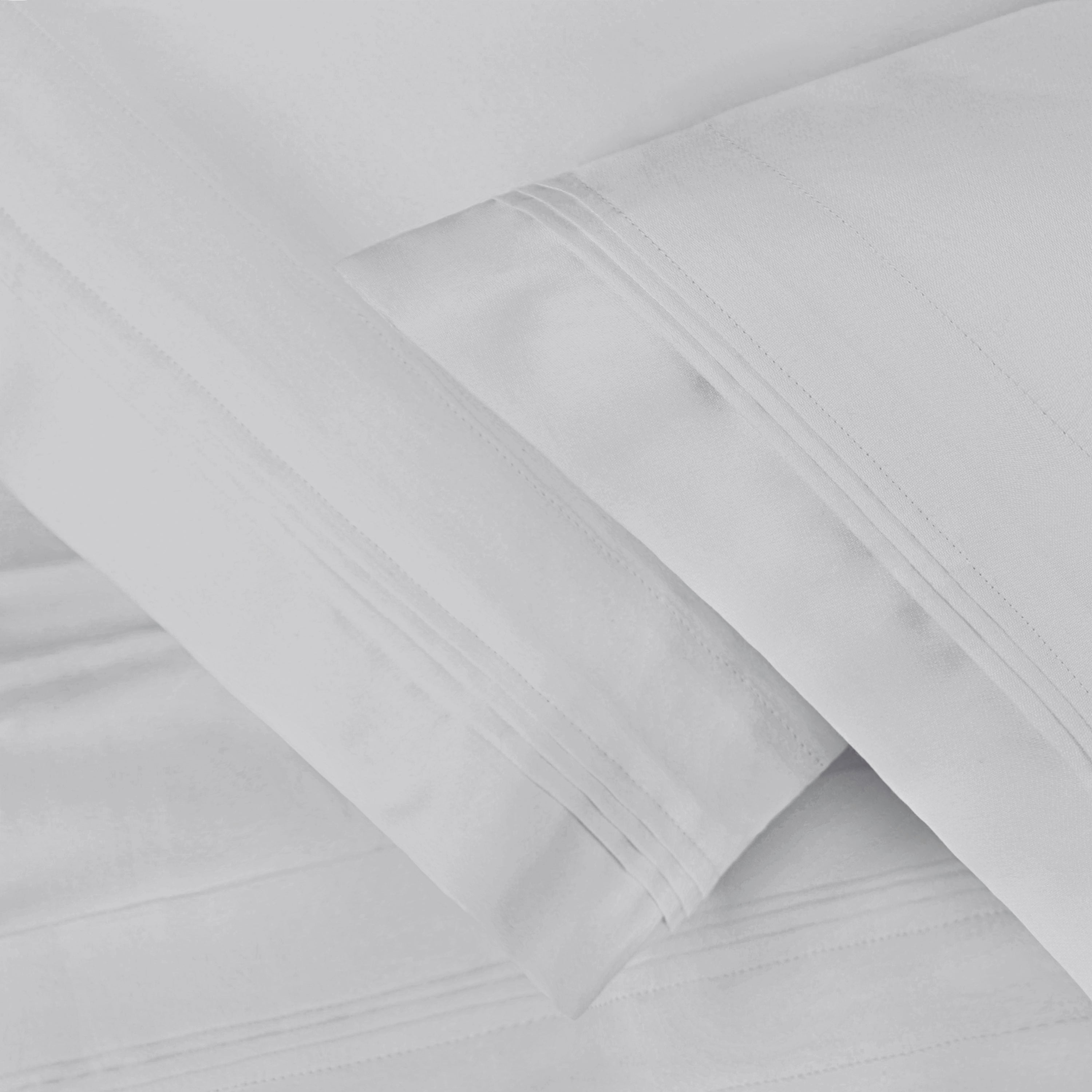 1000 Thread Count Egyptian Cotton Solid Pillowcase Set - Omnigoodsstore