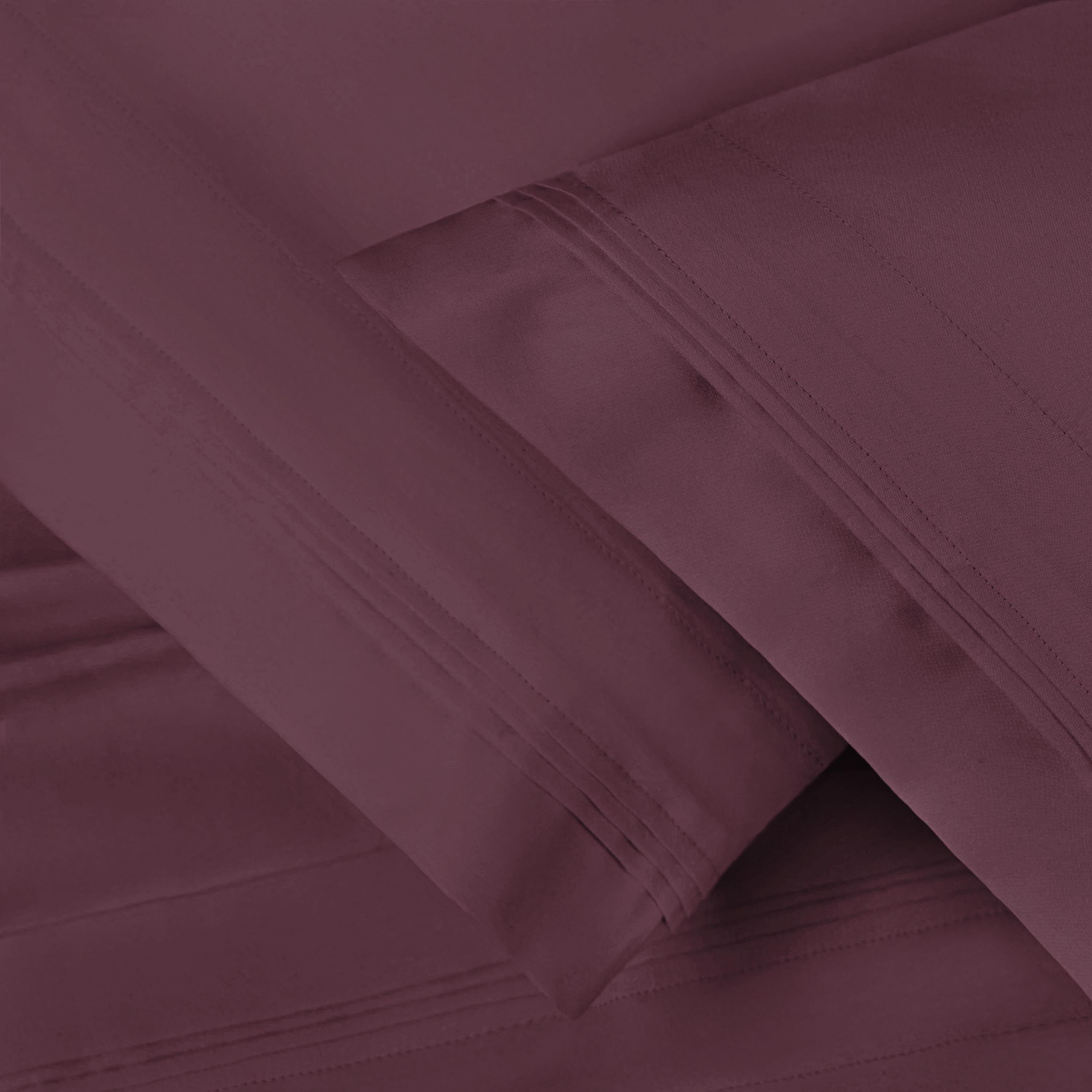 1000 Thread Count Egyptian Cotton Solid Pillowcase Set - Omnigoodsstore