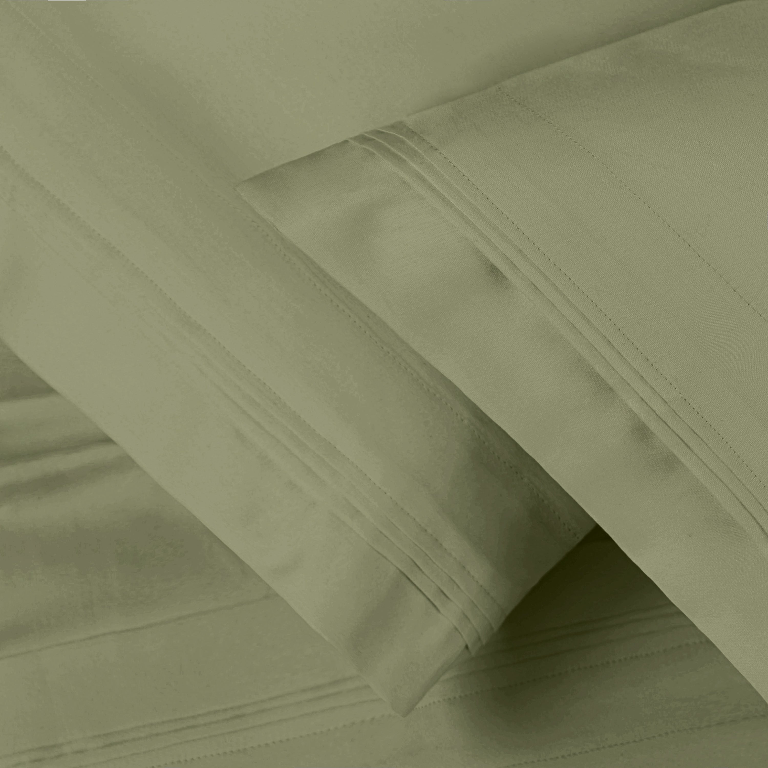 1000 Thread Count Egyptian Cotton Solid Pillowcase Set - Omnigoodsstore