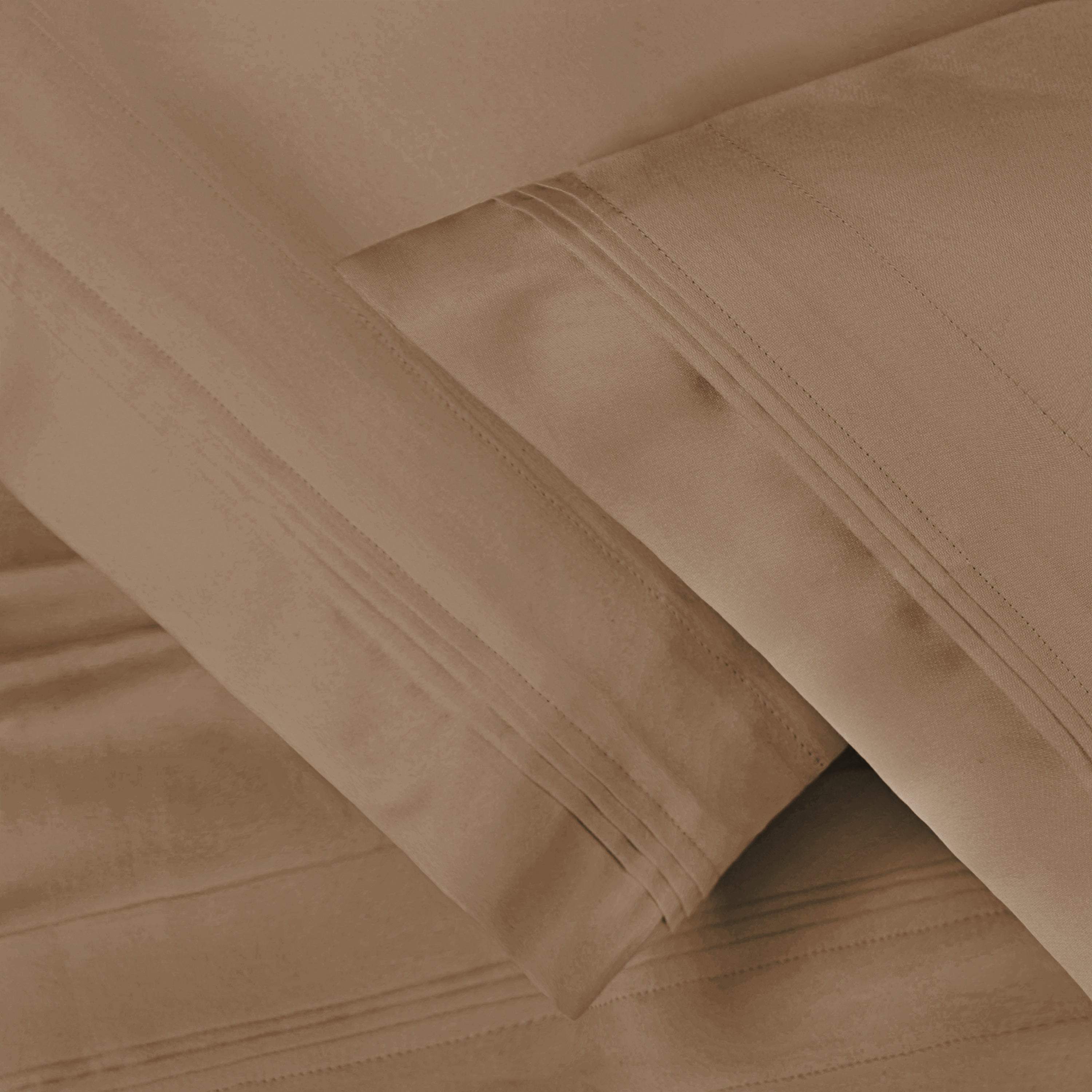 1000 Thread Count Egyptian Cotton Solid Pillowcase Set - Omnigoodsstore