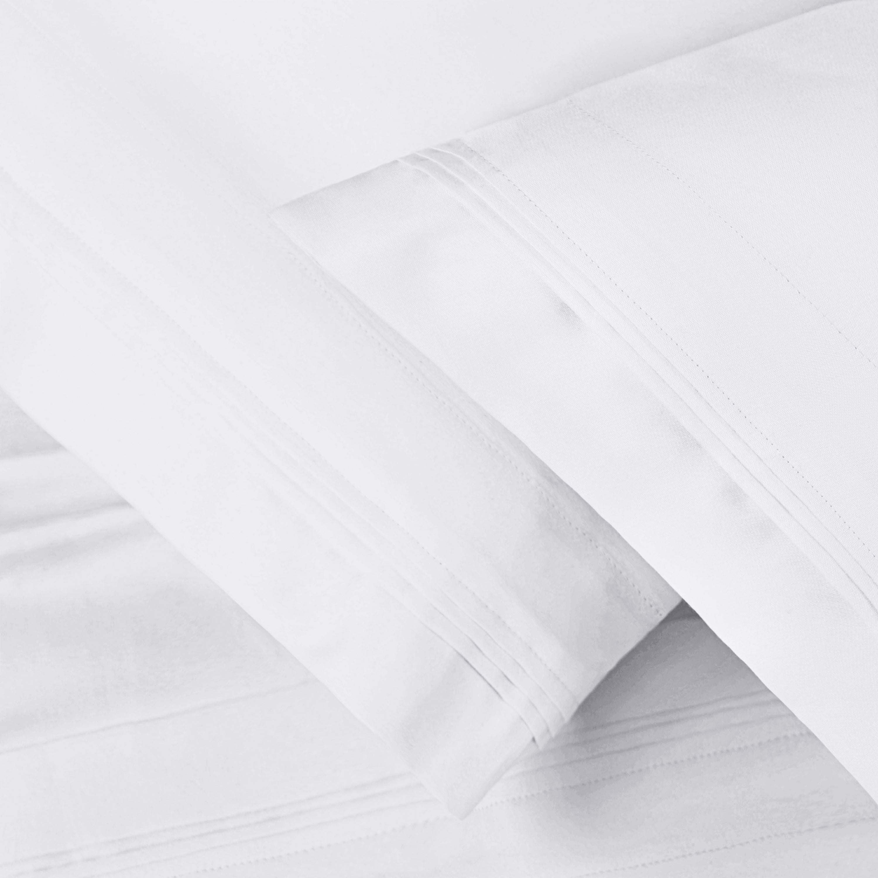 1000 Thread Count Egyptian Cotton Solid Pillowcase Set - Omnigoodsstore