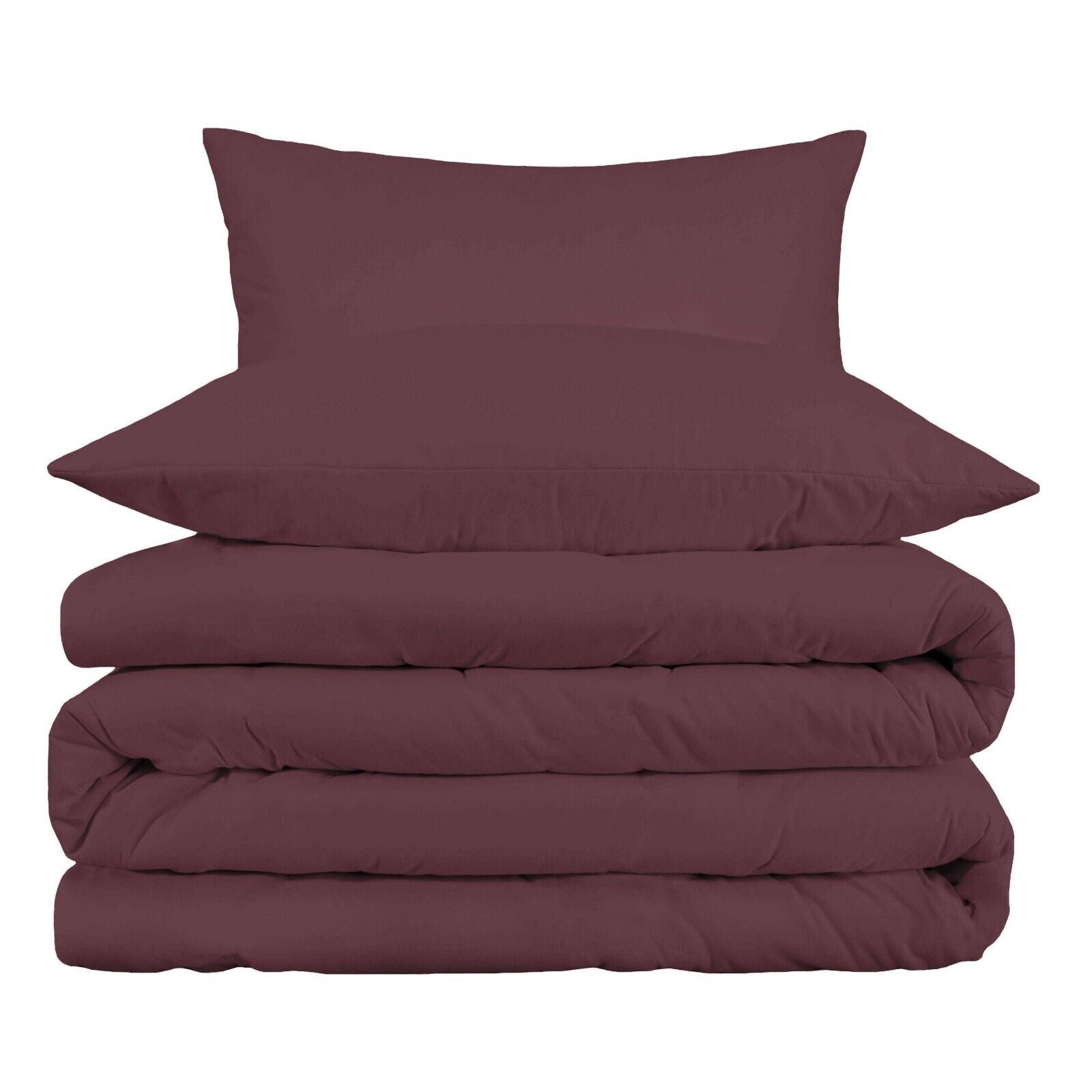 1000 Thread Count Egyptian Cotton Solid Duvet Cover Set - Omnigoodsstore