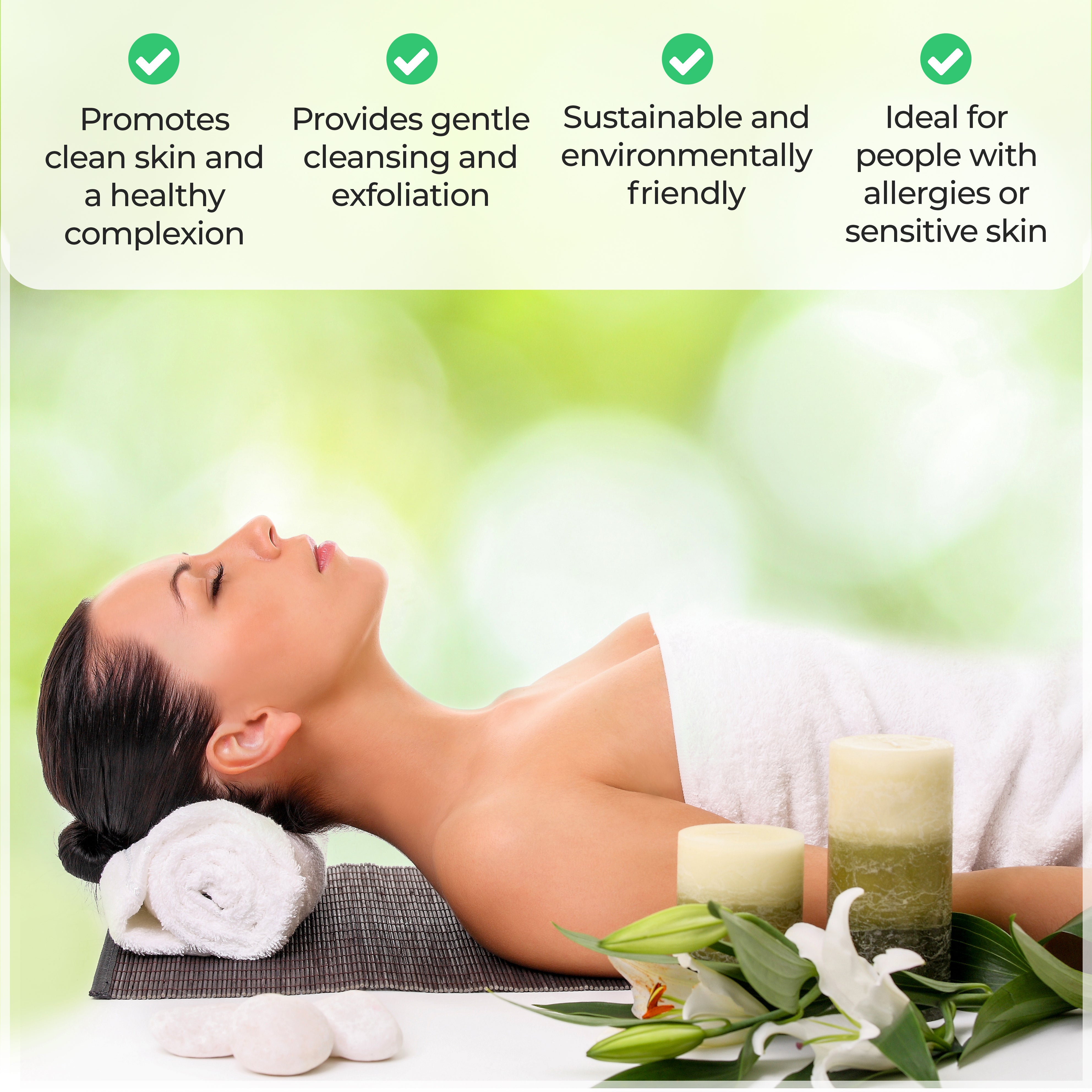 Rayon from Bamboo Eco-Friendly Fluffy Soft Solid Bath Sheet Set of 2 - Omnigoodsstore