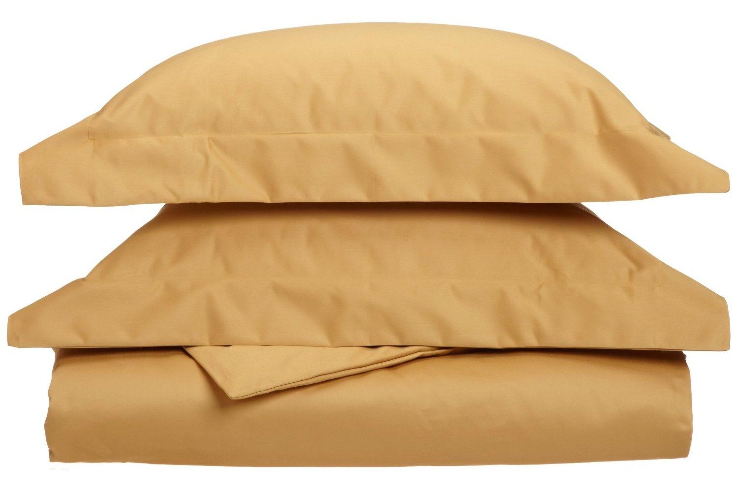 1000 Thread Count Cotton Rich Solid Duvet Cover Set - Omnigoodsstore