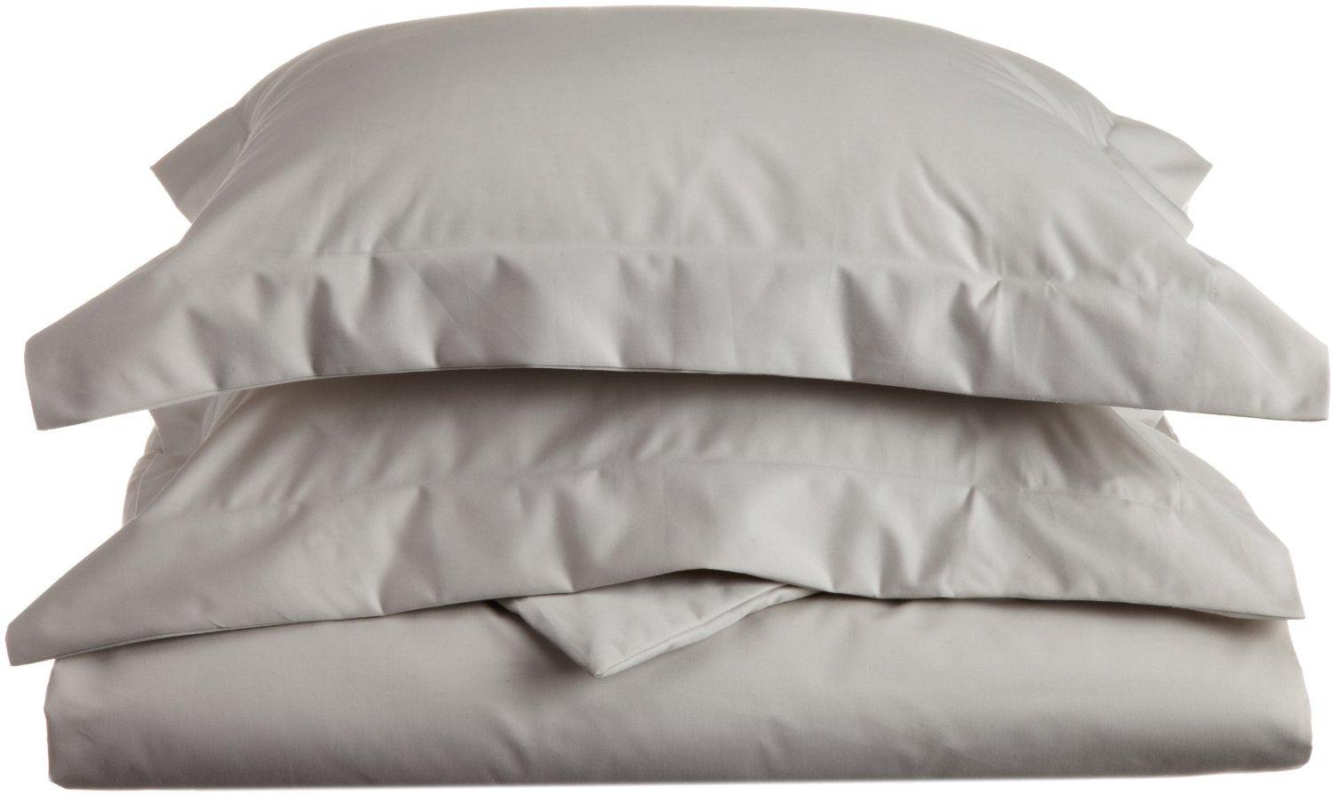 1000 Thread Count Cotton Rich Solid Duvet Cover Set - Omnigoodsstore