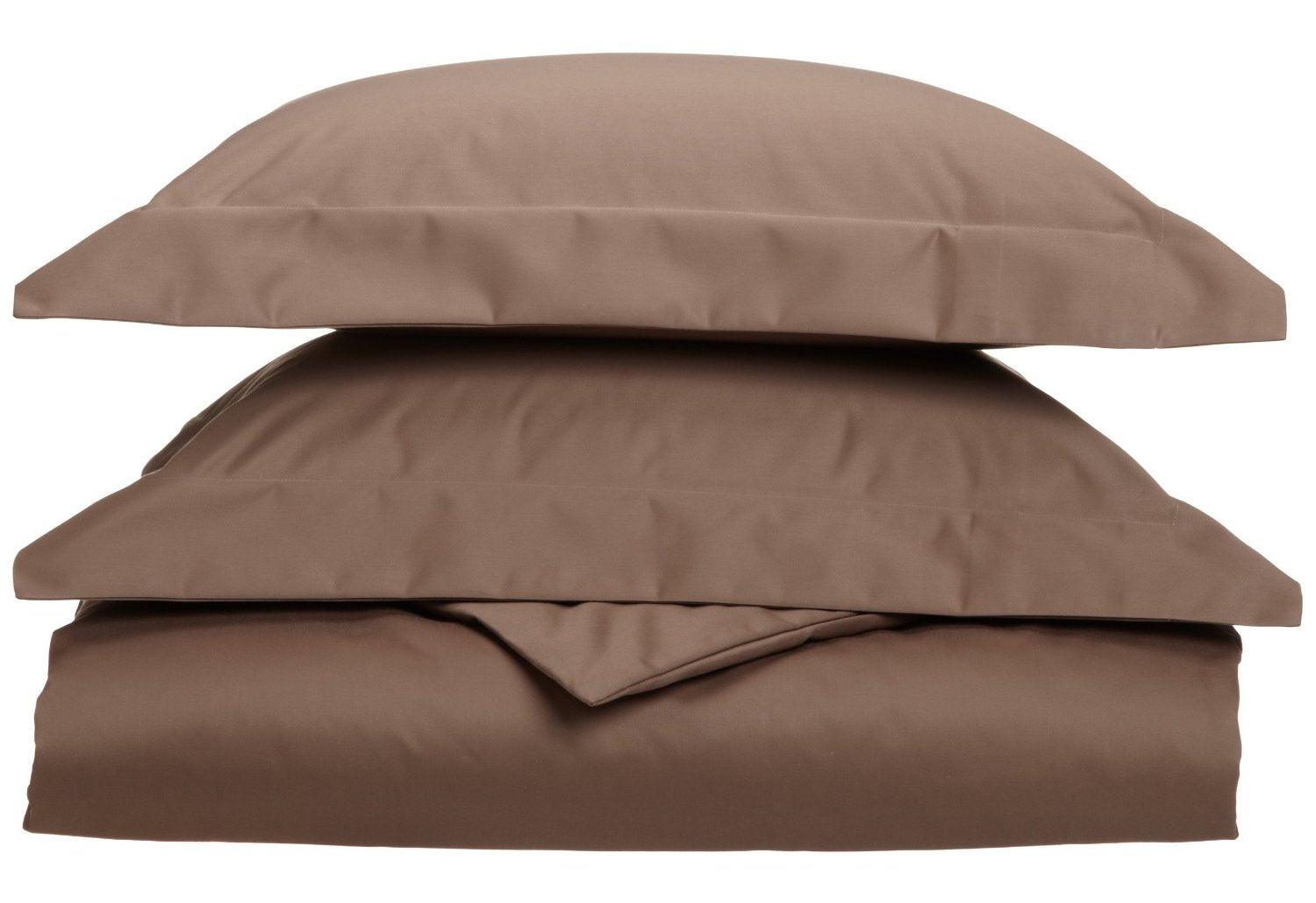 1000 Thread Count Cotton Rich Solid Duvet Cover Set - Omnigoodsstore