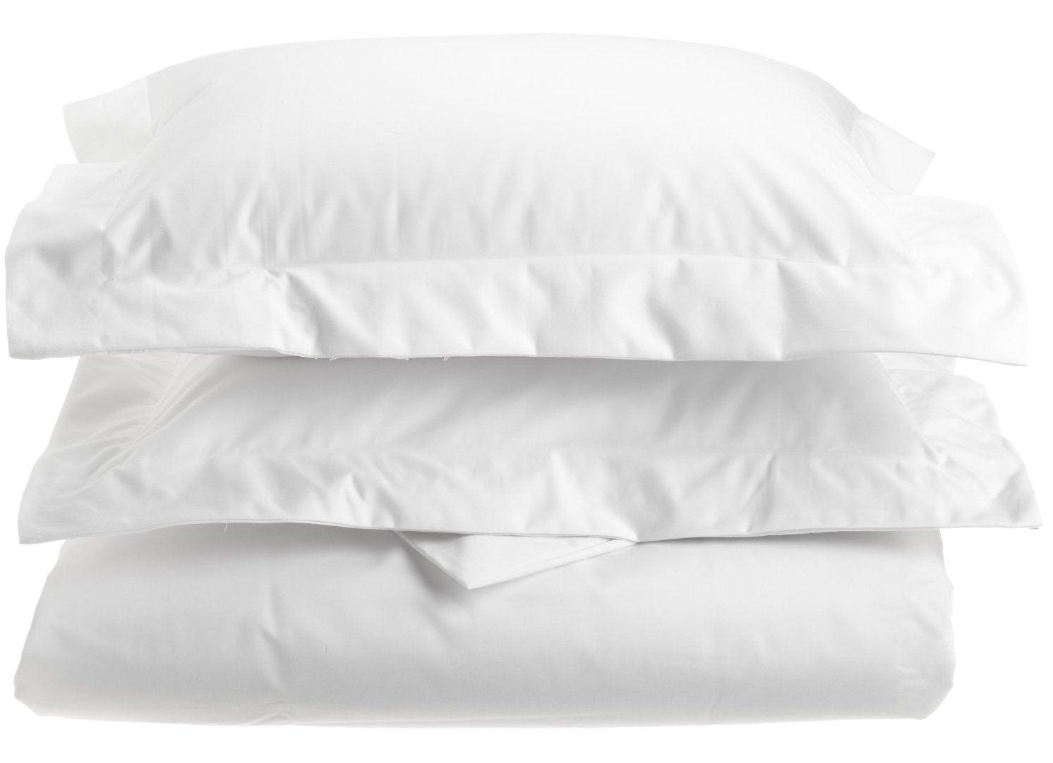 1000 Thread Count Cotton Rich Solid Duvet Cover Set - Omnigoodsstore