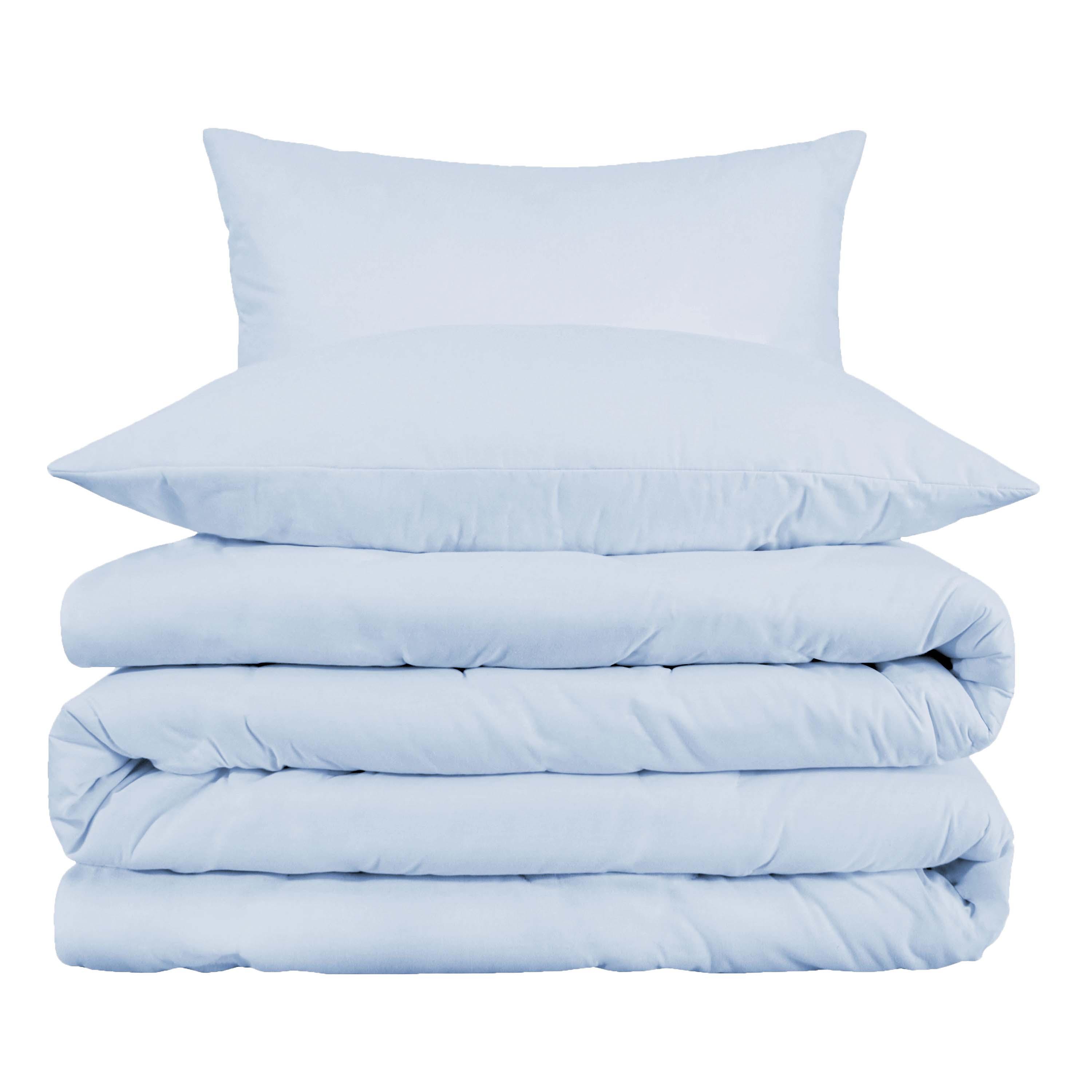 1000 Thread Count Cotton Rich Solid Duvet Cover Set - Omnigoodsstore