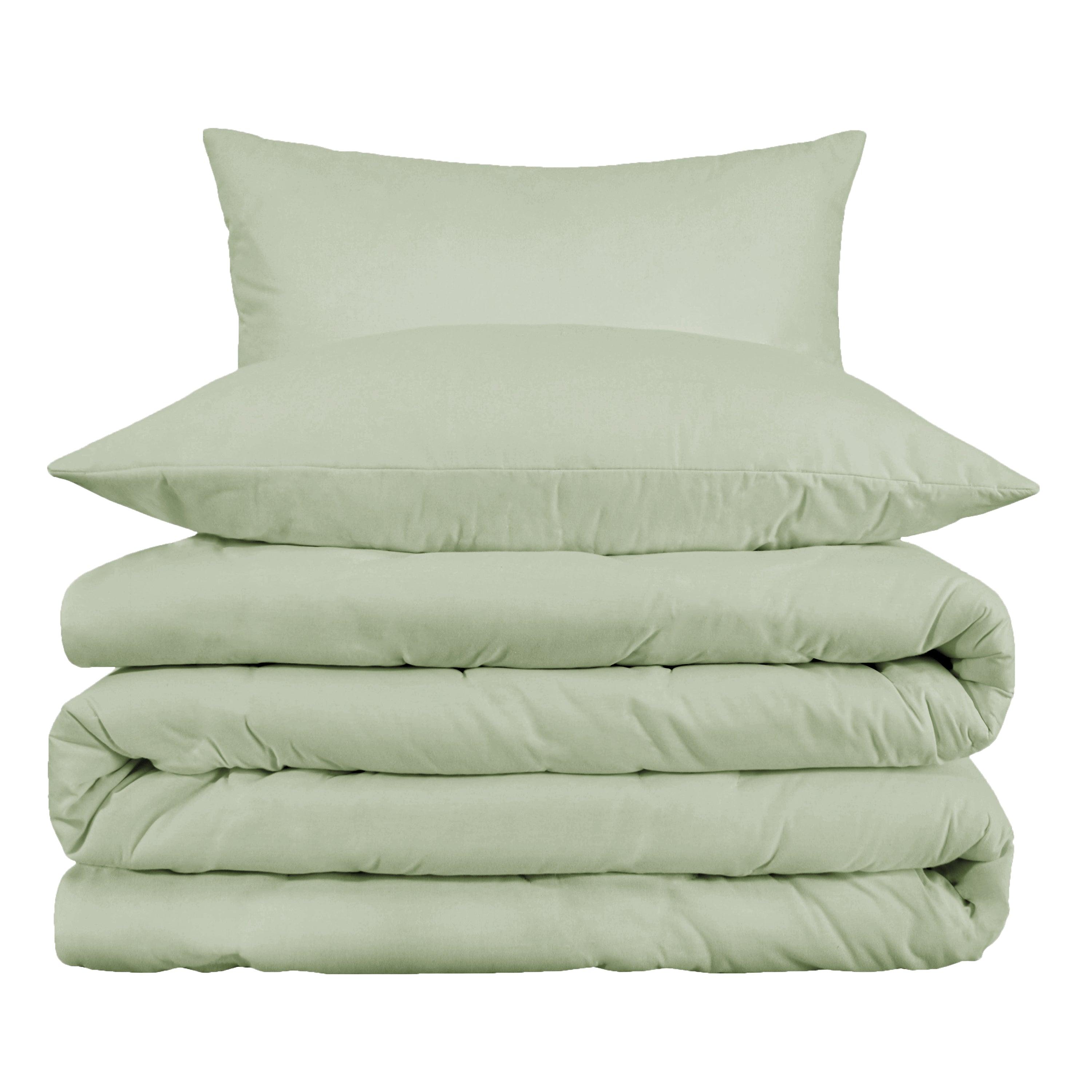 1000 Thread Count Cotton Rich Solid Duvet Cover Set - Omnigoodsstore